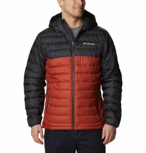 Columbia Men Orange Omni-Heat Reflective Powder Lite Hooded Jacket