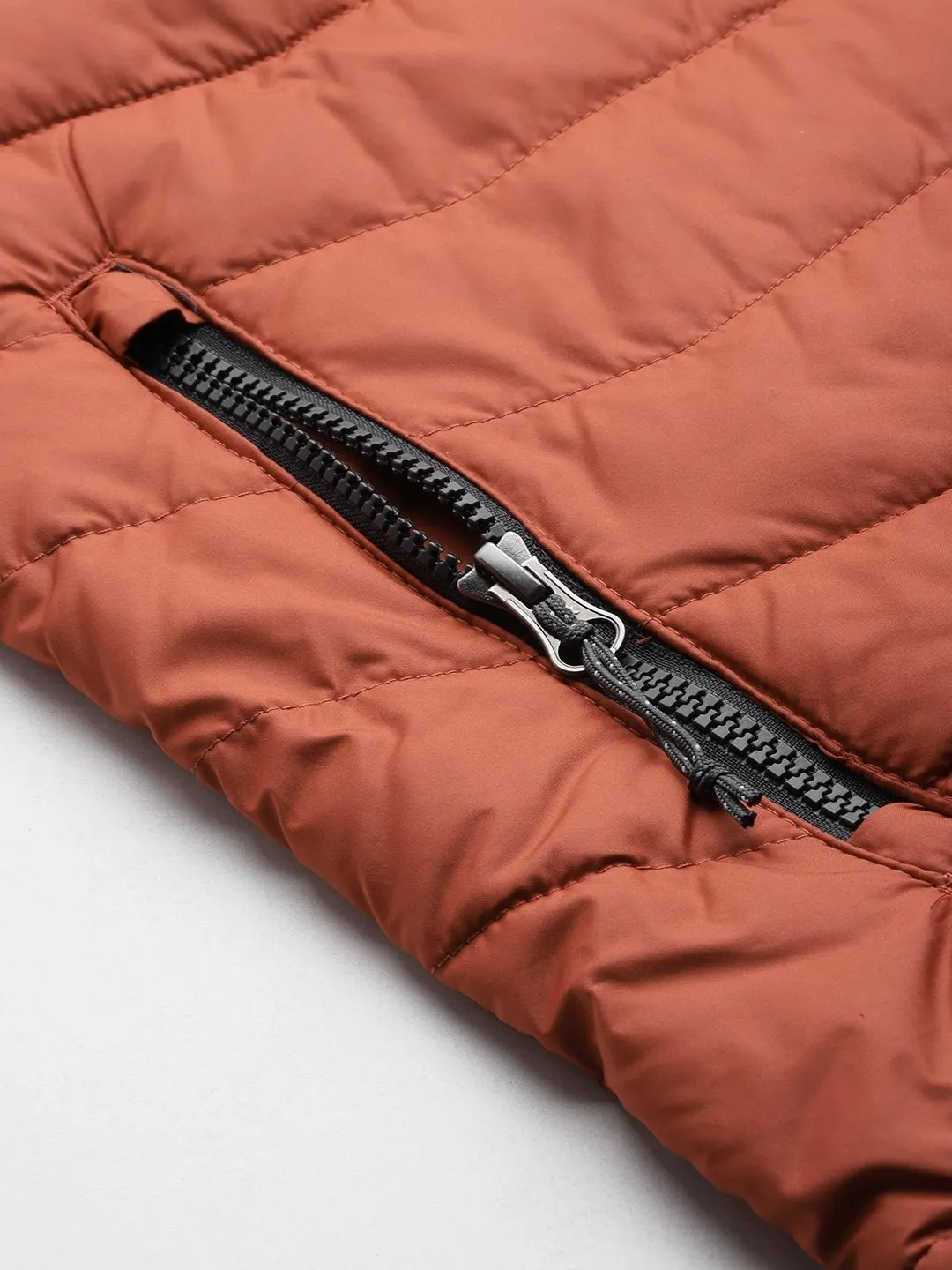 Columbia Men Orange Omni-Heat Reflective Powder Lite Hooded Jacket