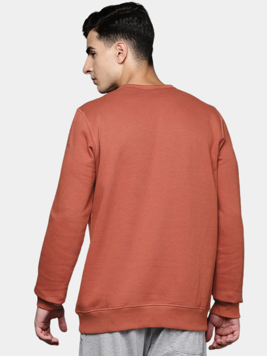 Columbia Men Orange Sun Protection M Logo Crew Pullover