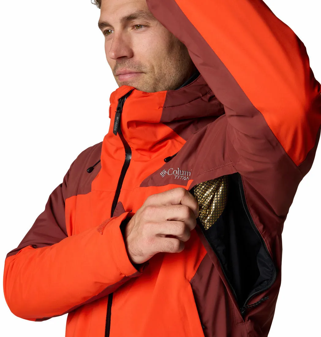 Columbia Men Red Omni-Heat Infinity Cirque Bowl Jacket
