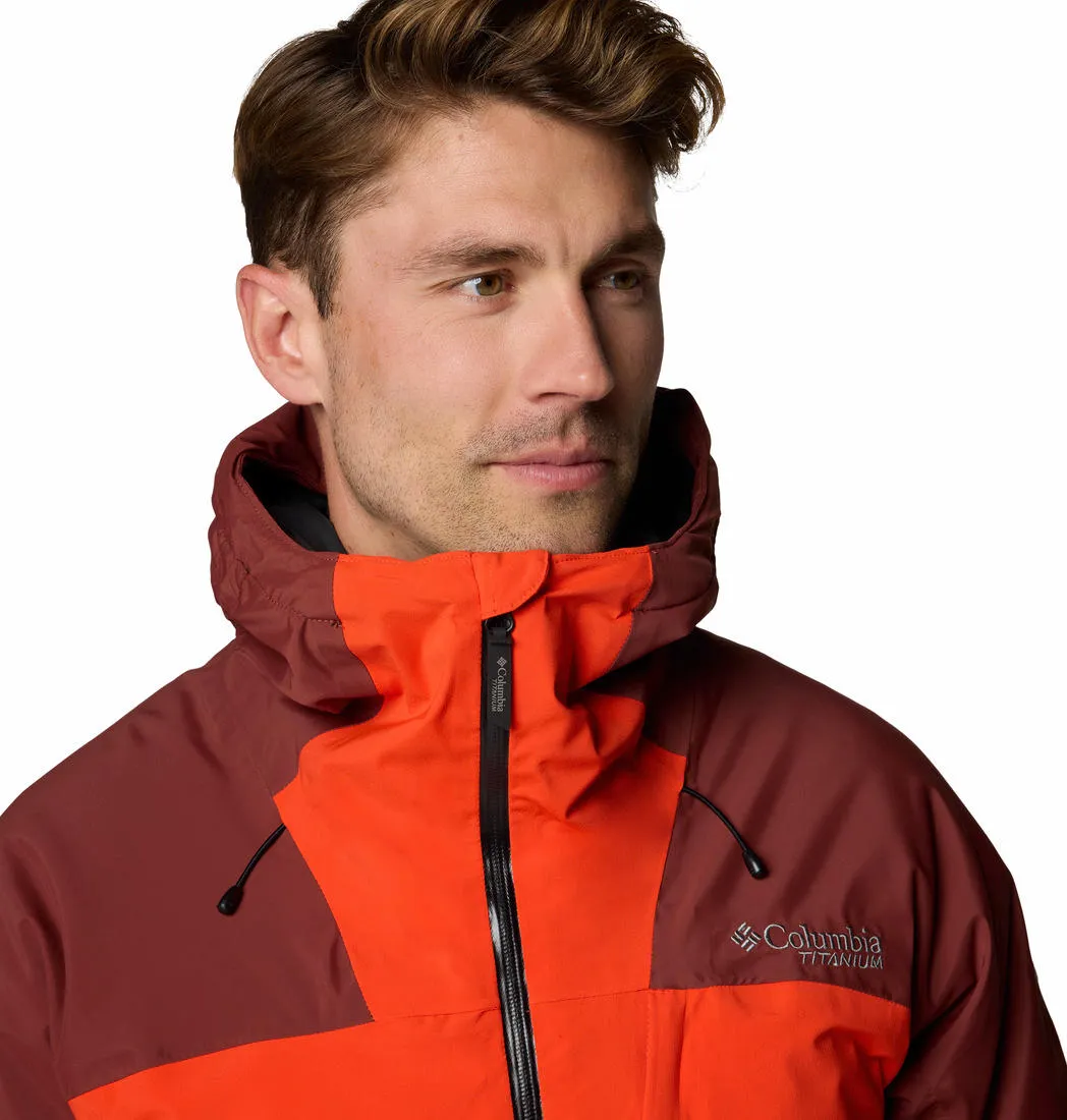 Columbia Men Red Omni-Heat Infinity Cirque Bowl Jacket