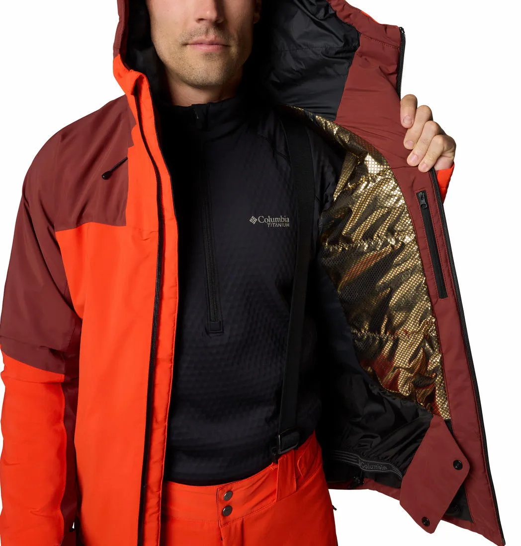 Columbia Men Red Omni-Heat Infinity Cirque Bowl Jacket