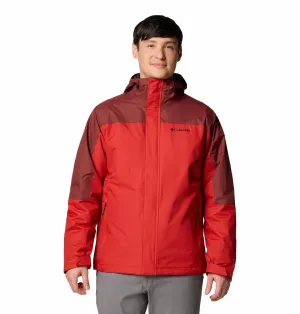Columbia Men Red Omni-Tech Tunnel Falls II Inetrchangeable Jacket