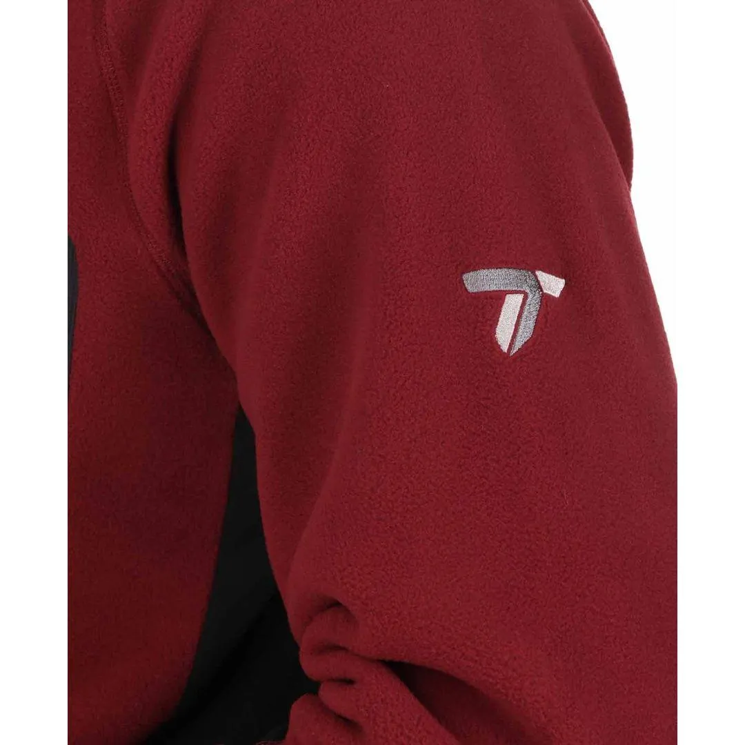 Columbia Men Red Omni-Wick Titan Pass 2.0 II Fleece Jacket