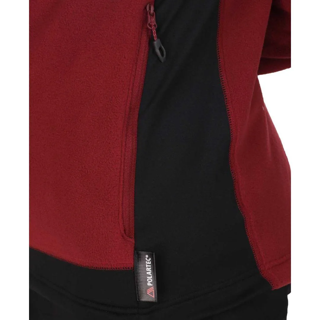 Columbia Men Red Omni-Wick Titan Pass 2.0 II Fleece Jacket