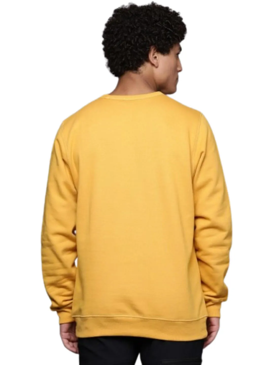 Columbia Men Yellow Sun Protection M Logo Crew Pullover