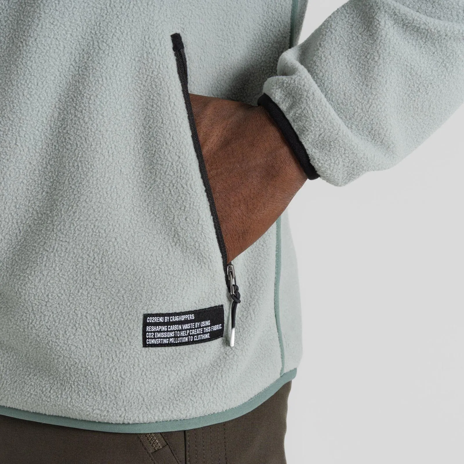 Craghoppers Mens CO2 Renu Full Zip Fleece