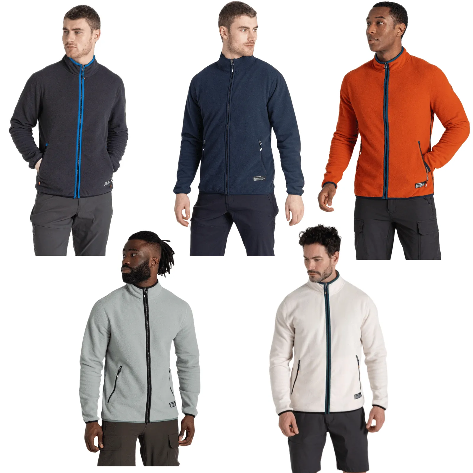 Craghoppers Mens CO2 Renu Full Zip Fleece