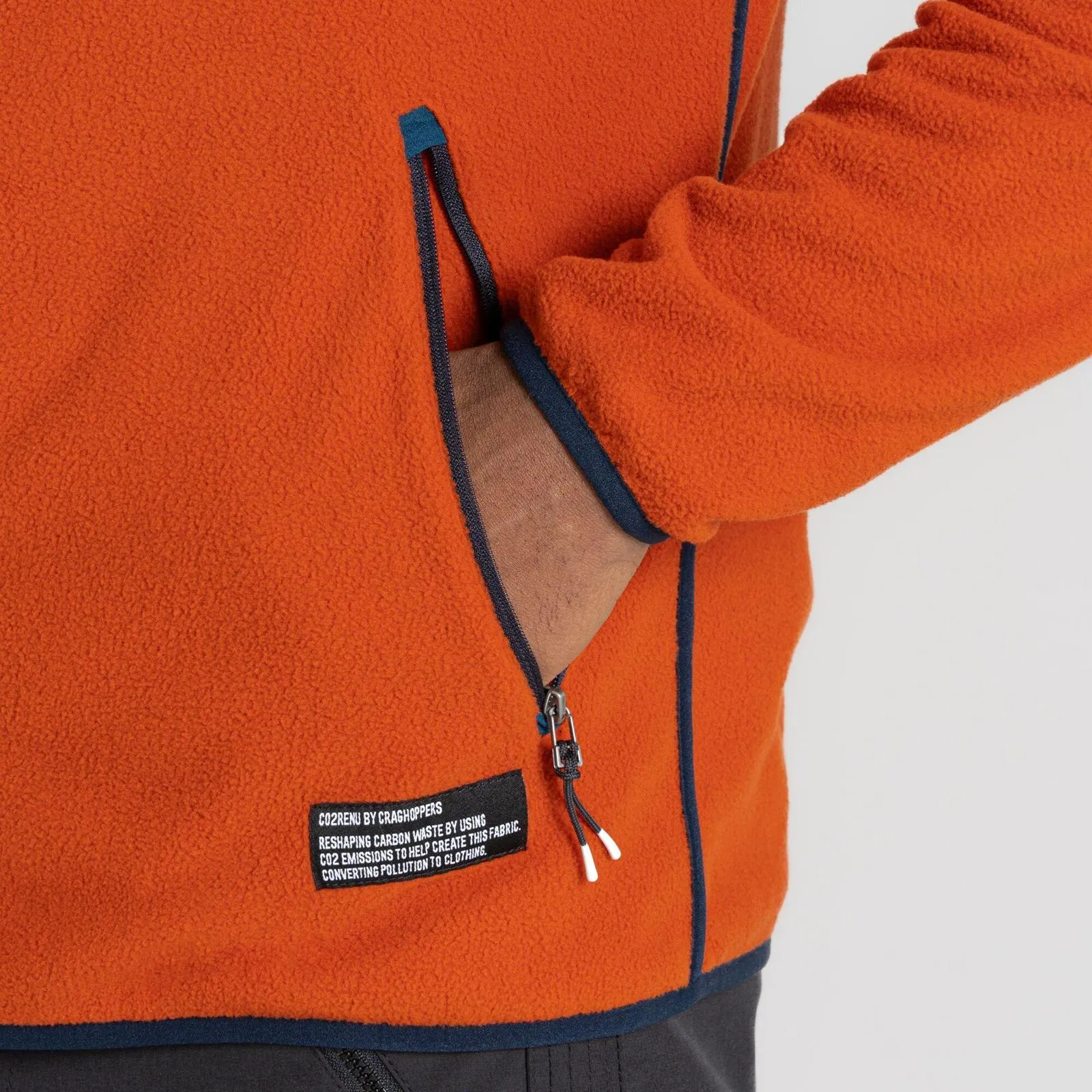 Craghoppers Mens CO2 Renu Full Zip Fleece