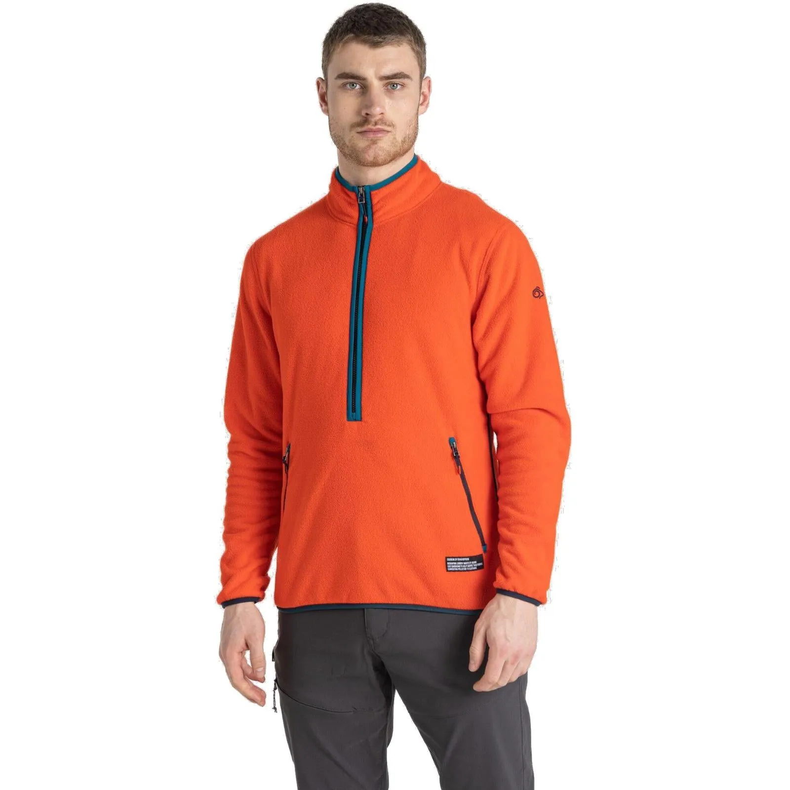 Craghoppers Mens CO2 Renu Half Zip Fleece