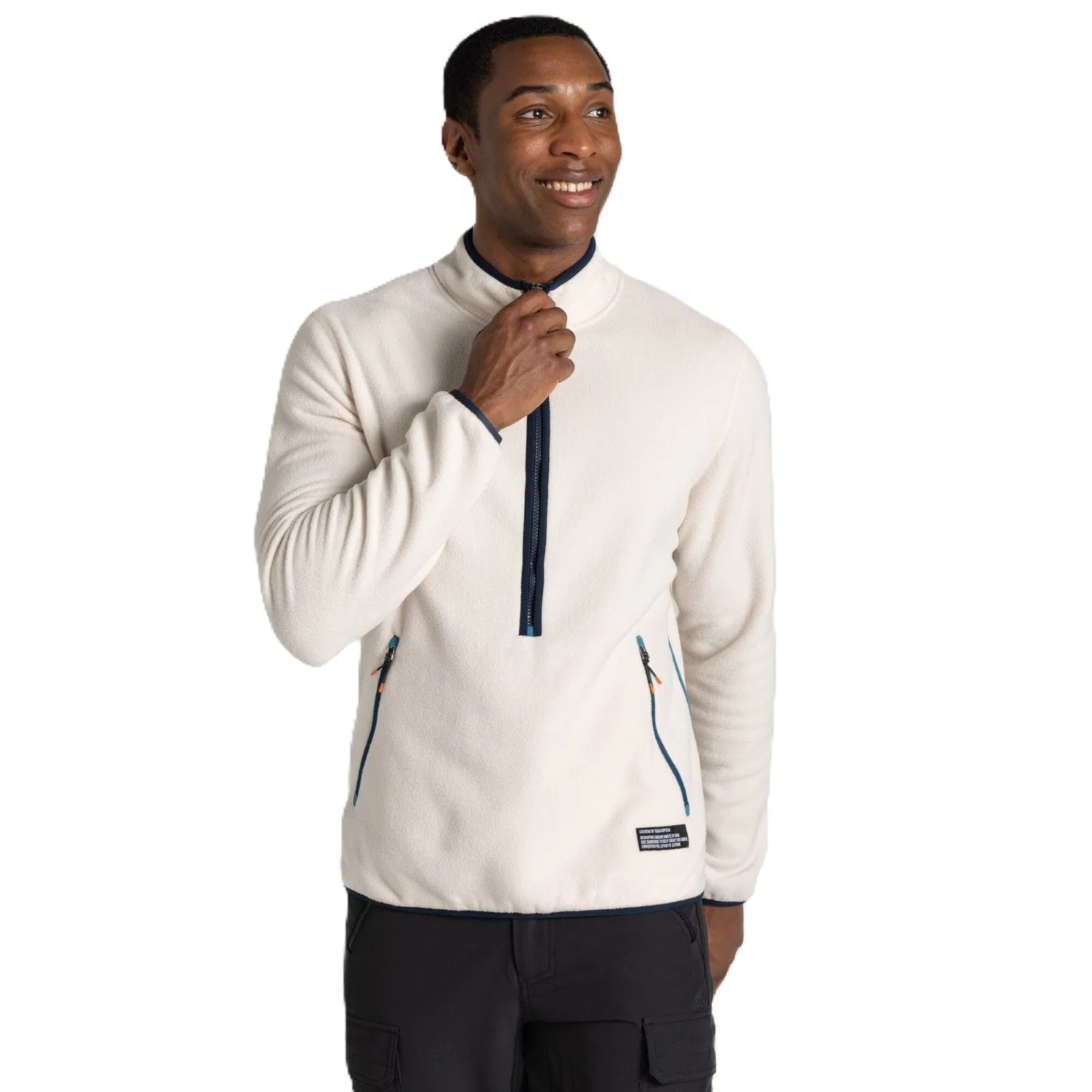 Craghoppers Mens CO2 Renu Half Zip Fleece