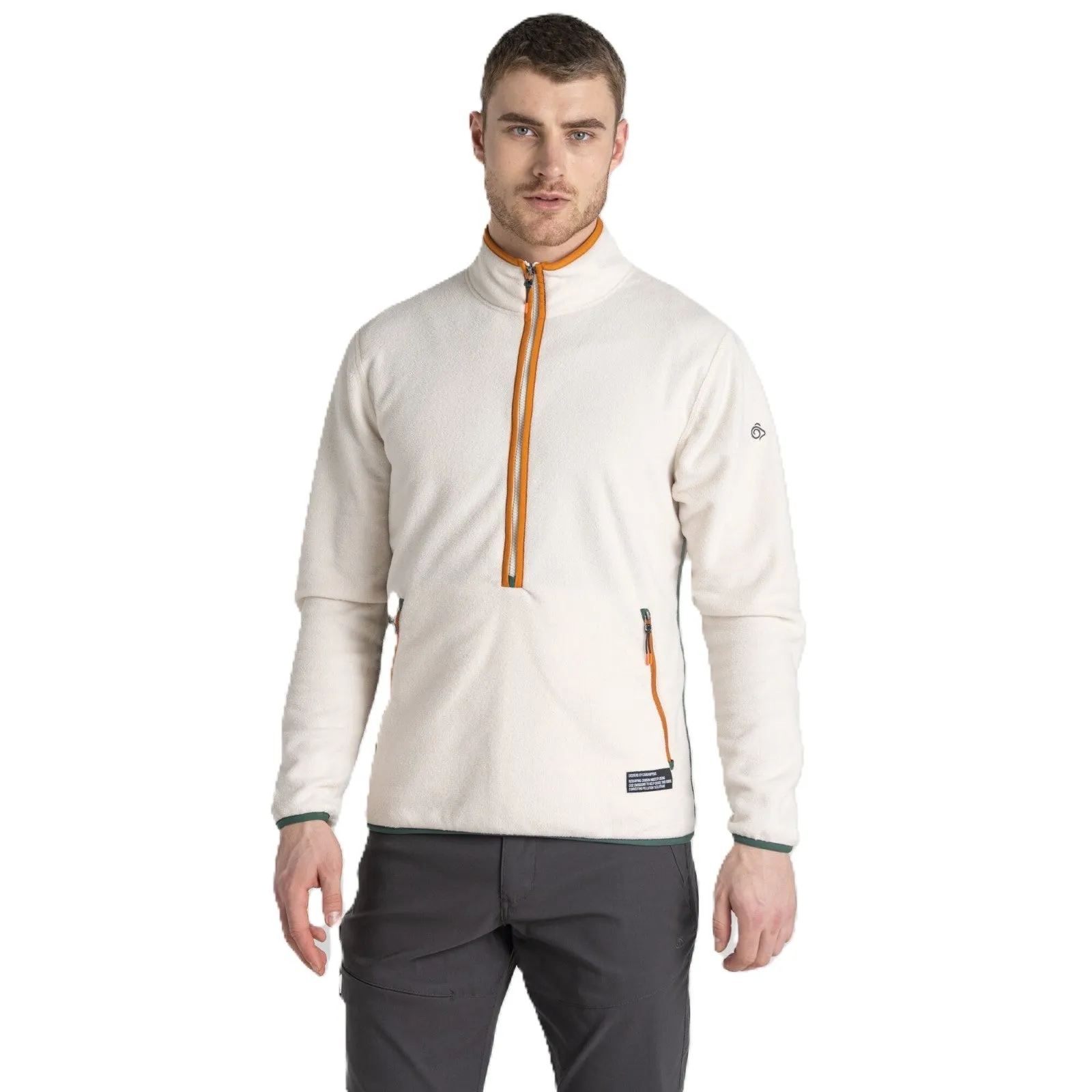 Craghoppers Mens CO2 Renu Half Zip Fleece