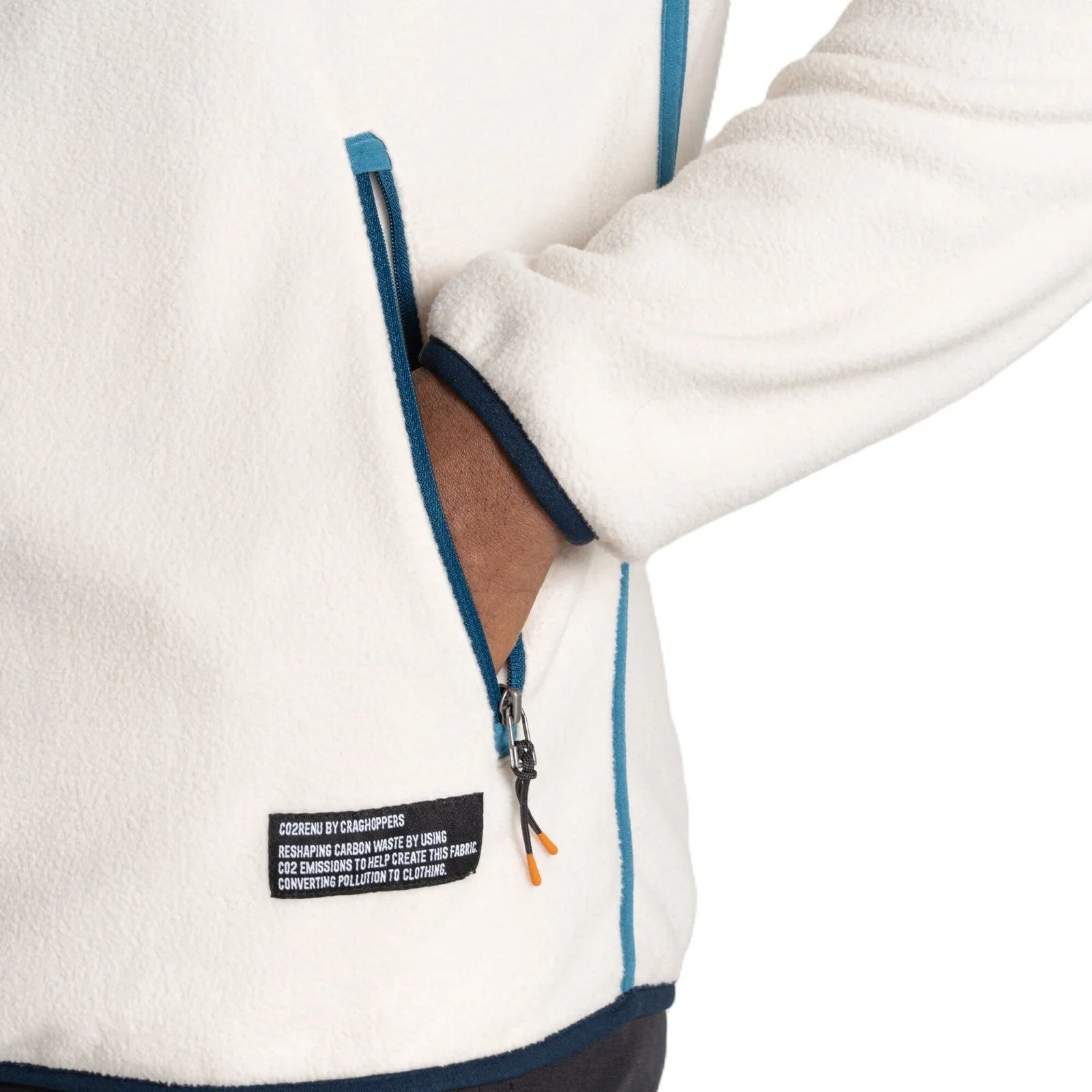 Craghoppers Mens CO2 Renu Half Zip Fleece