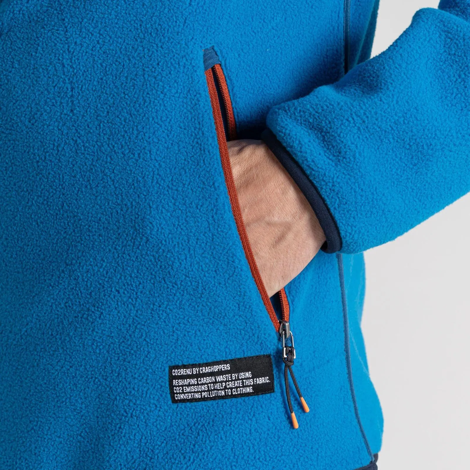 Craghoppers Mens CO2 Renu Half Zip Fleece