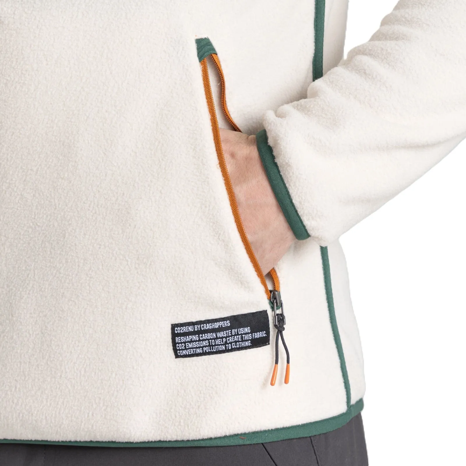 Craghoppers Mens CO2 Renu Half Zip Fleece