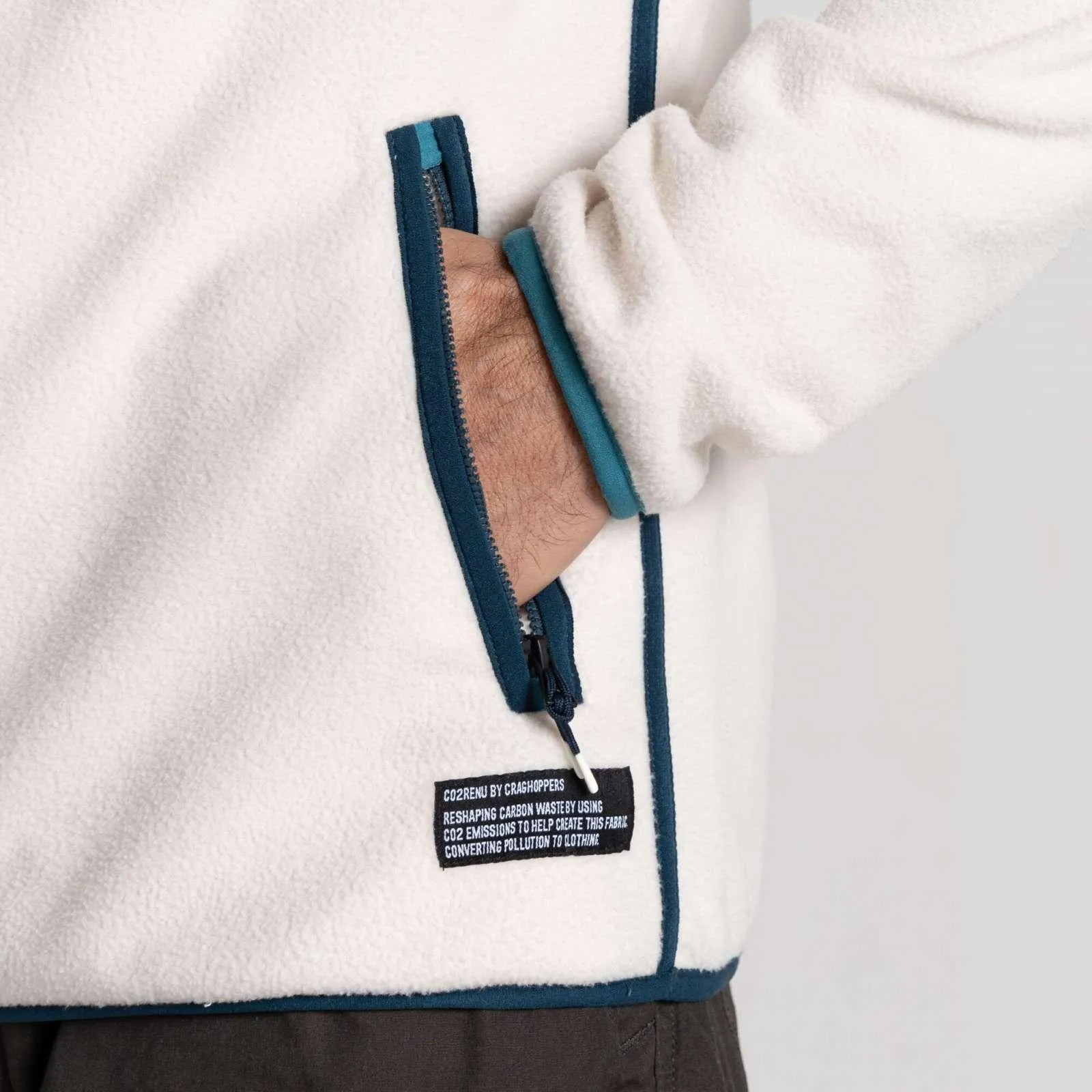 Craghoppers Mens CO2 Renu II Half Zip Fleece