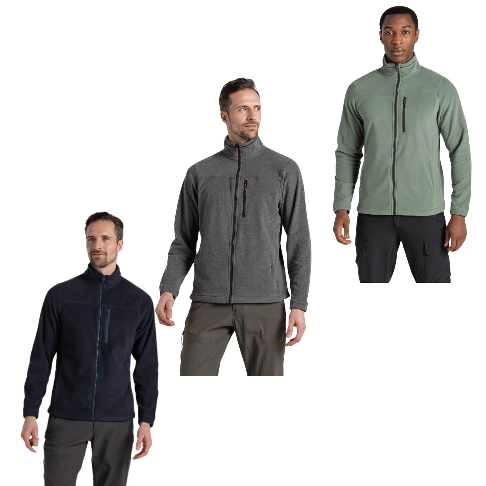 Craghoppers Mens Corey Plus II Full Zip Fleece