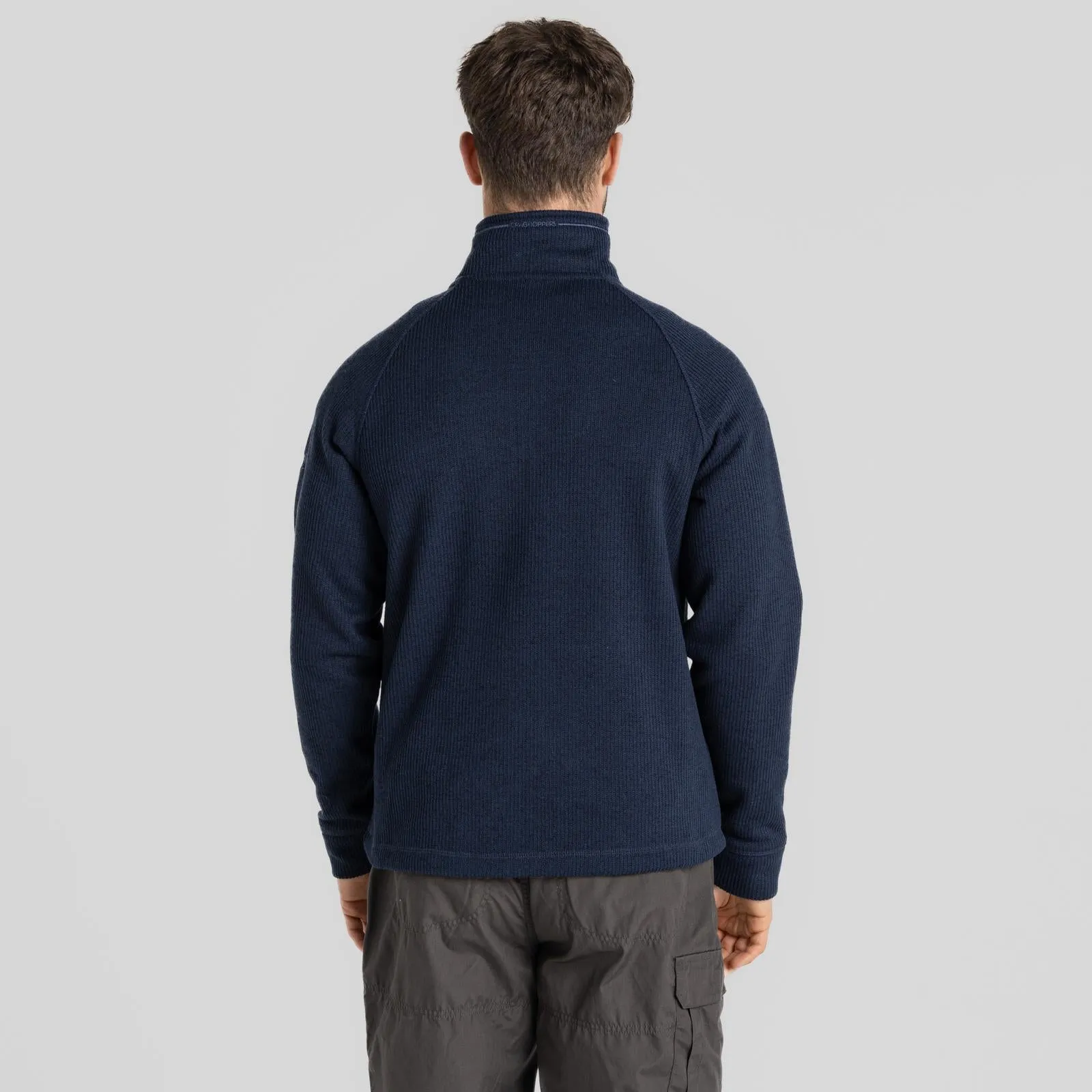 Craghoppers Mens Wole Half Zip High Collar Pullover Fleece