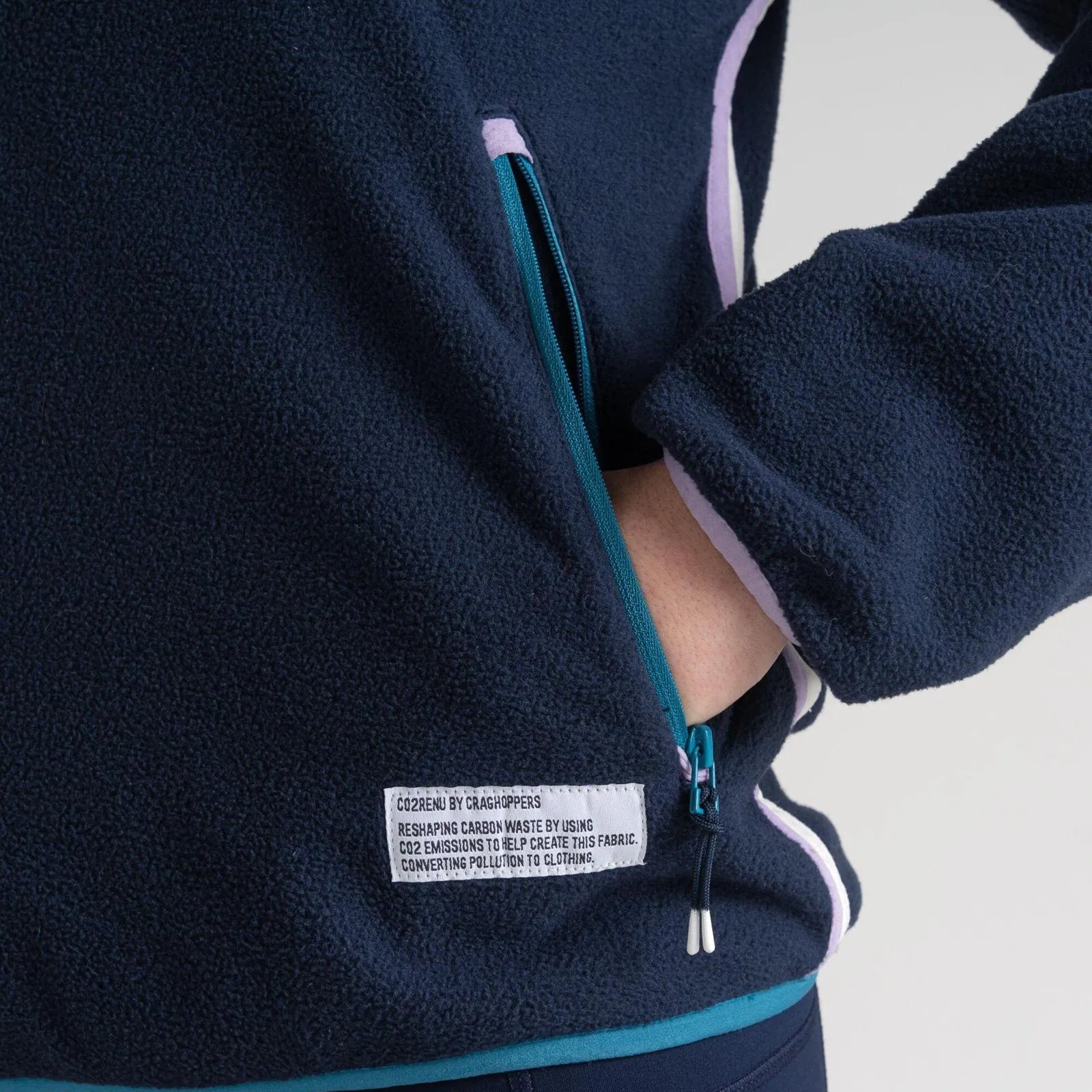 Craghoppers Womens CO2 Renu Half Zip Fleece
