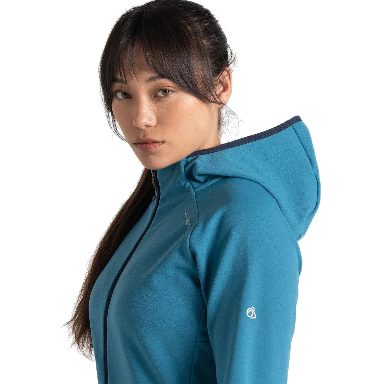 Craghoppers Womens Dynamic Pro Hooded Full Zip Fleece