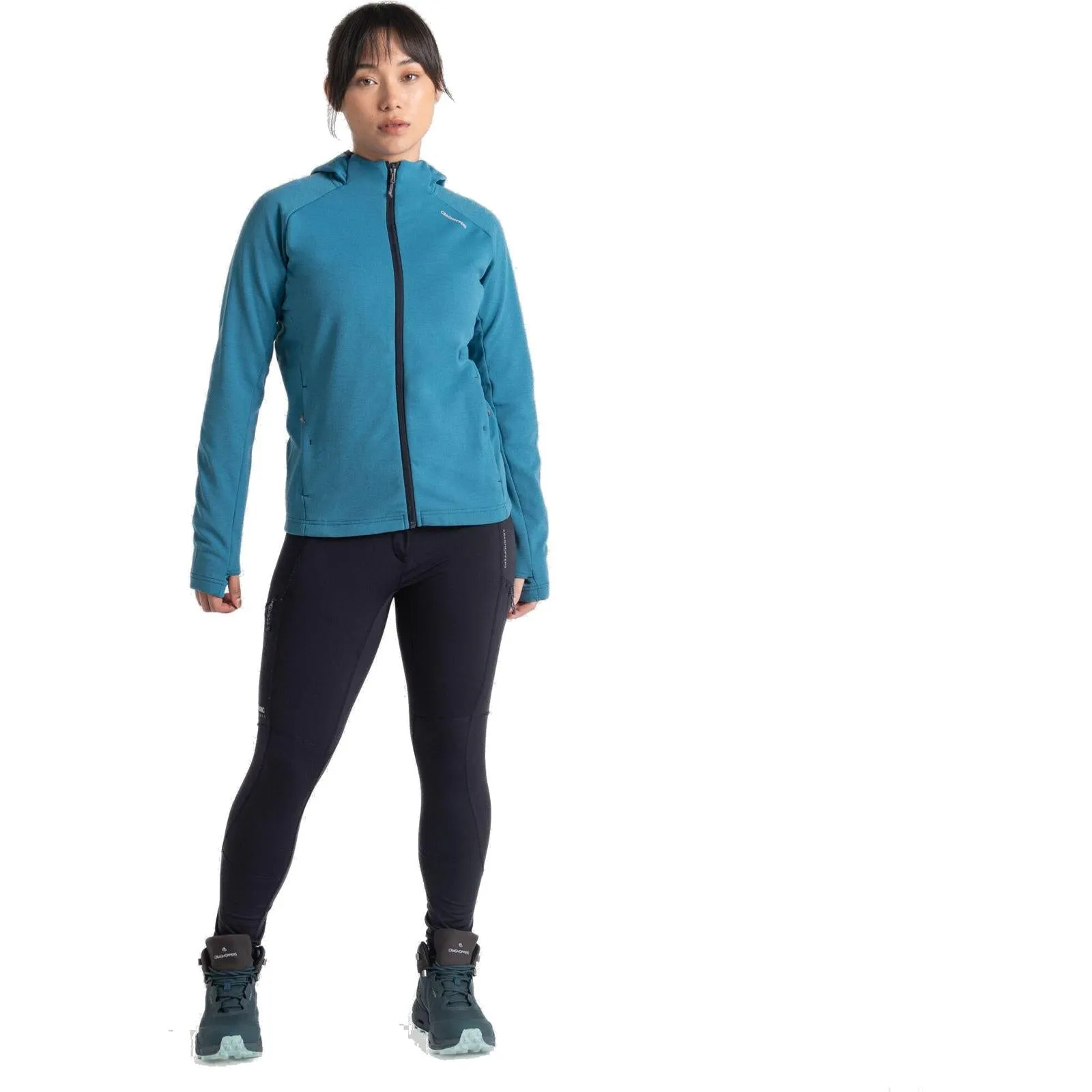 Craghoppers Womens Dynamic Pro Hooded Full Zip Fleece
