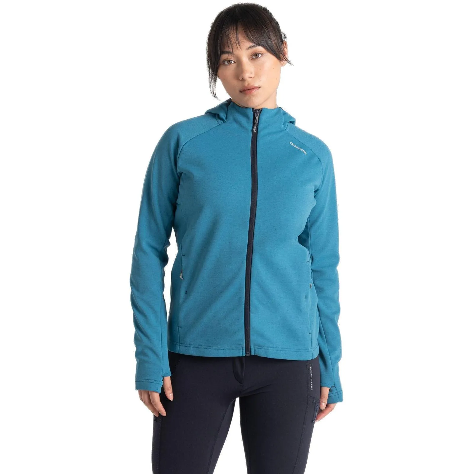 Craghoppers Womens Dynamic Pro Hooded Full Zip Fleece