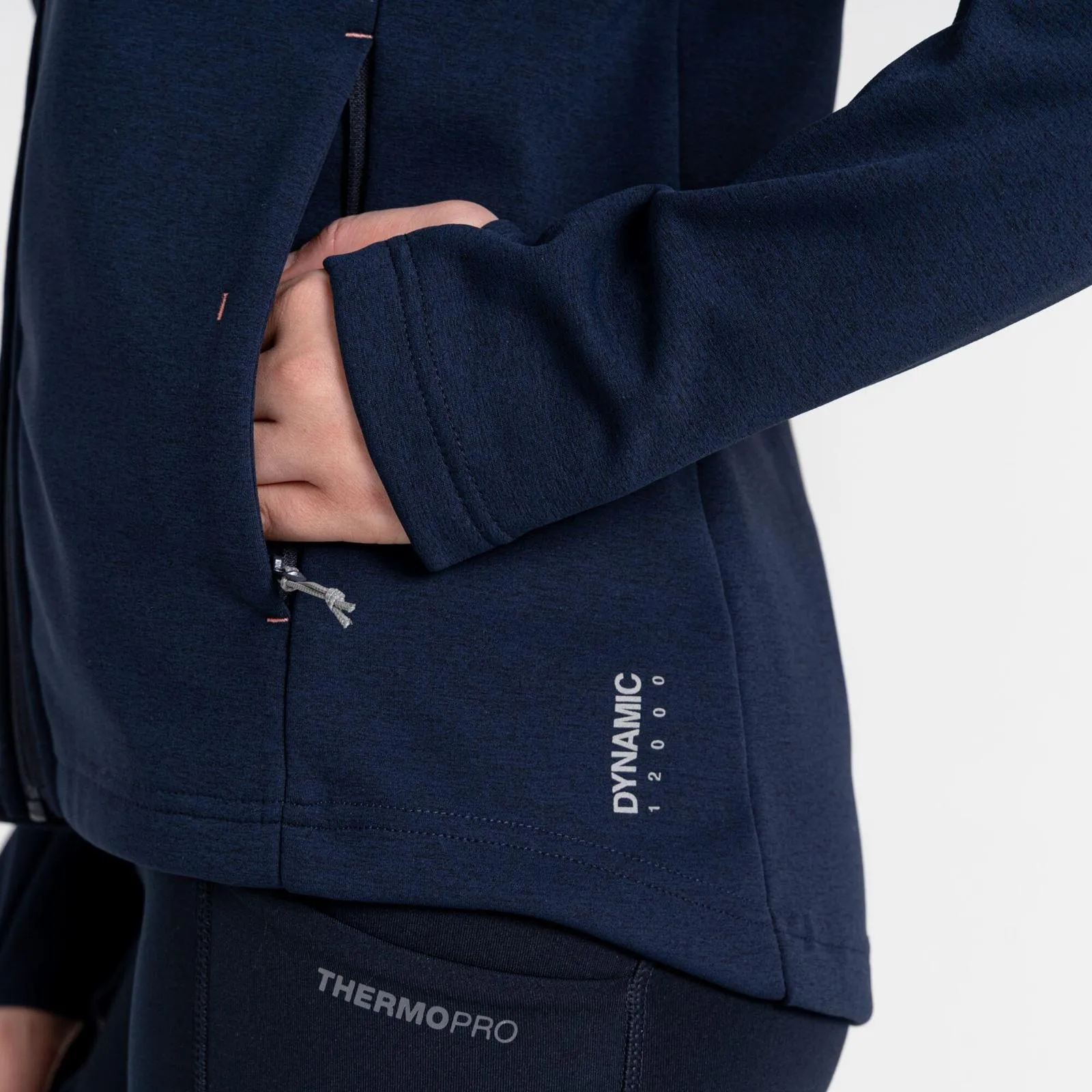 Craghoppers Womens Dynamic Pro Hooded Full Zip Fleece