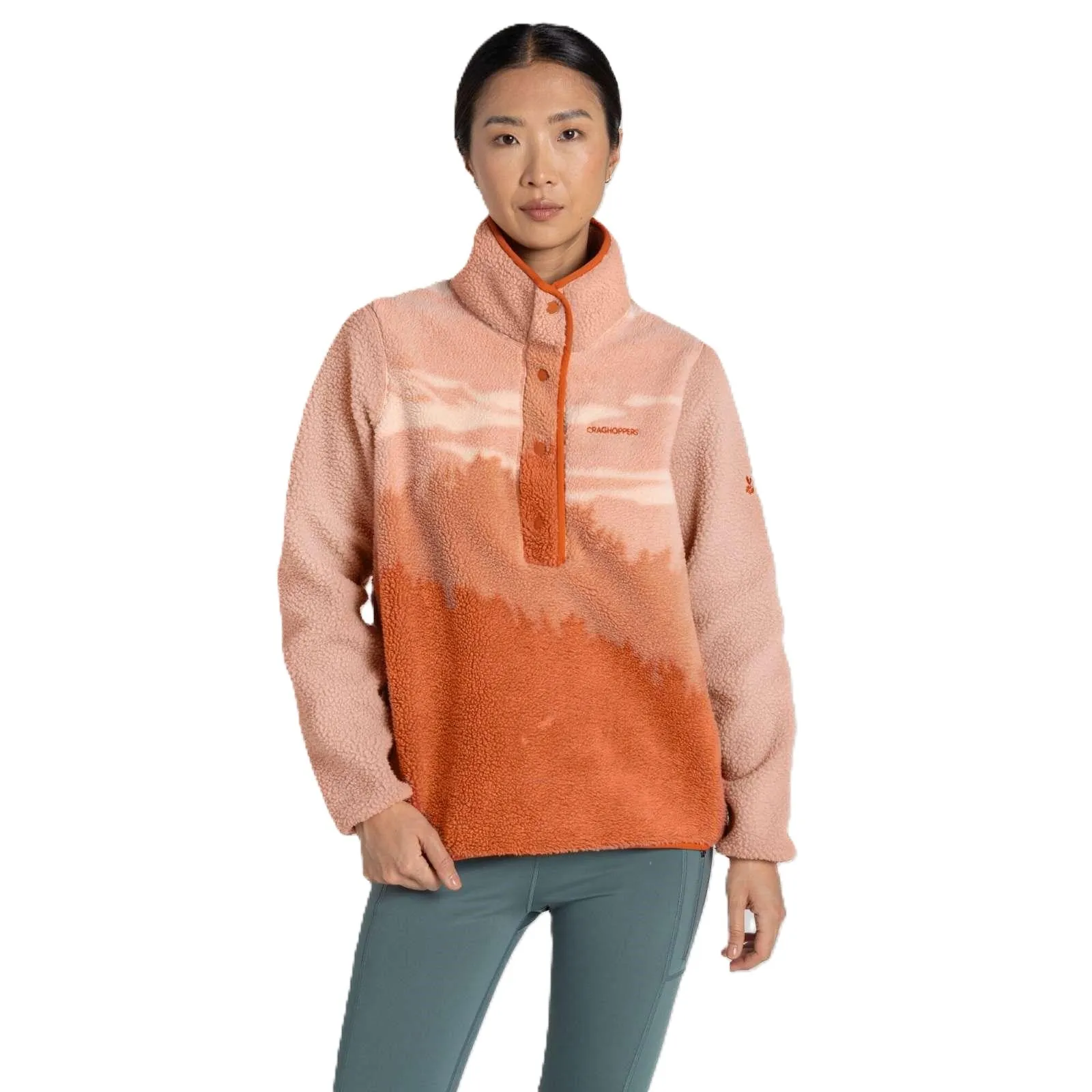 Craghoppers Womens Rosemary Overhead National Trust Half Zip Fleece