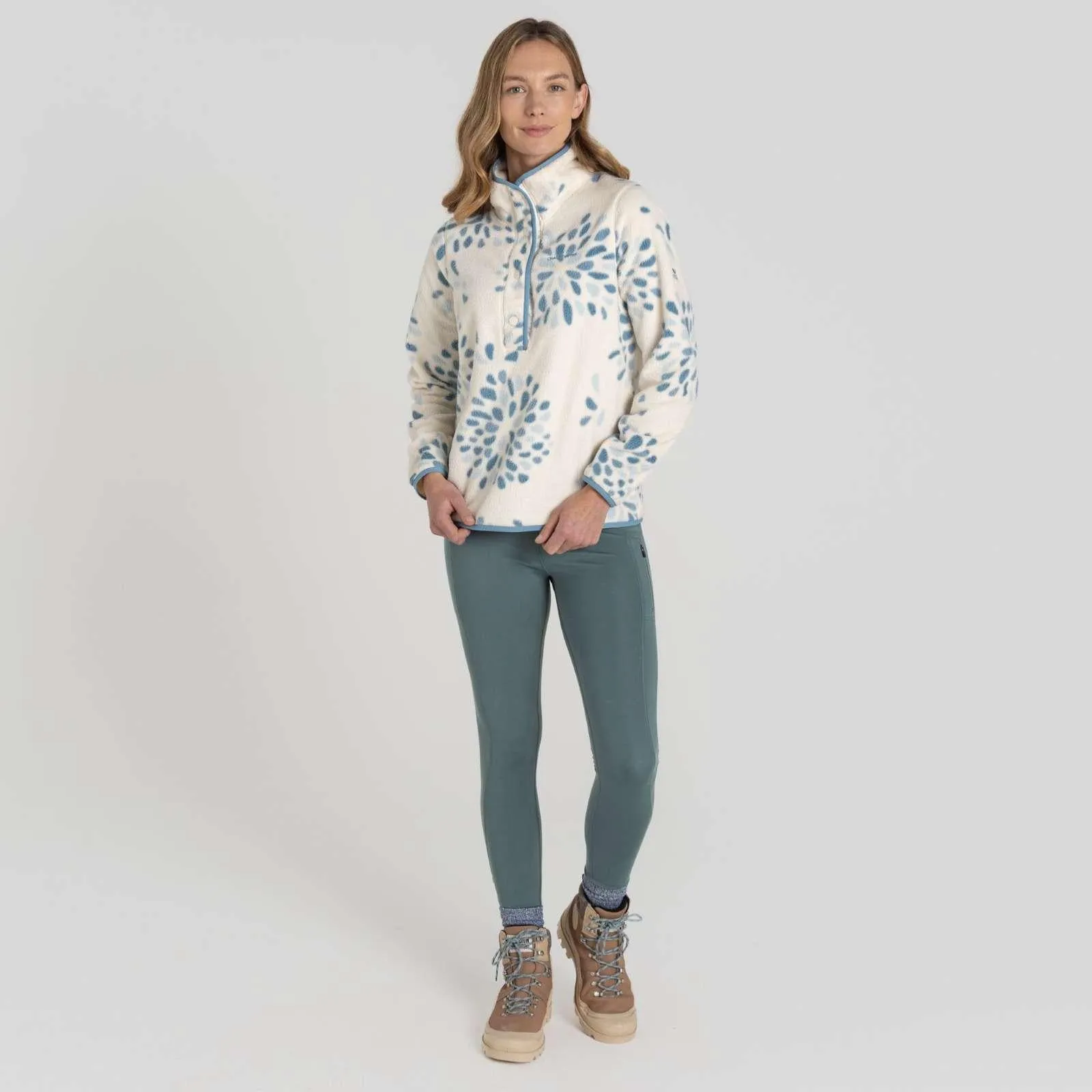 Craghoppers Womens Rosemary Overhead National Trust Half Zip Fleece