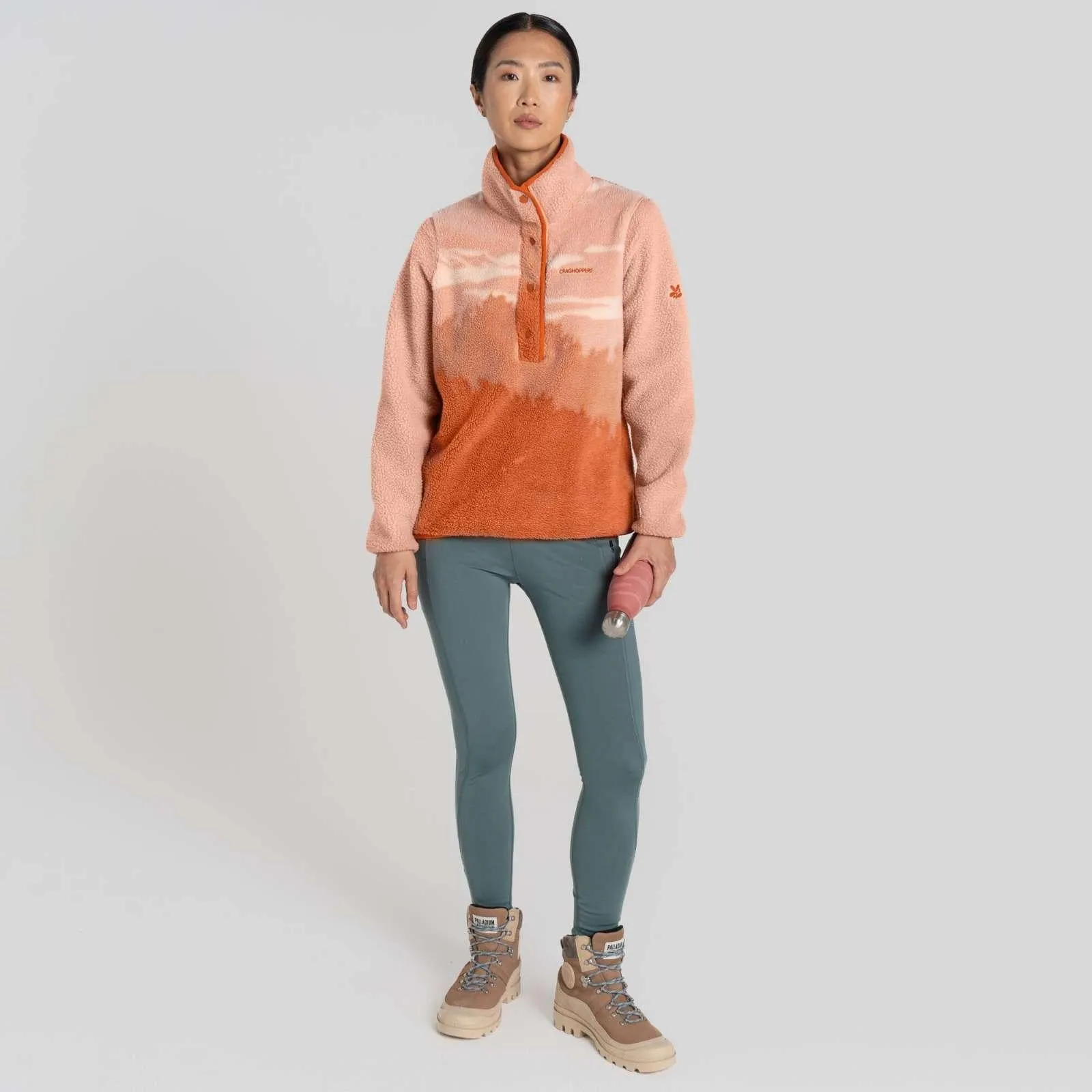 Craghoppers Womens Rosemary Overhead National Trust Half Zip Fleece
