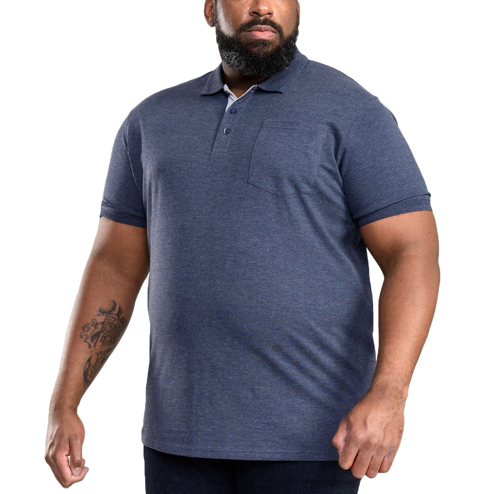 D555 Mens Grant Big Tall Polo Shirt