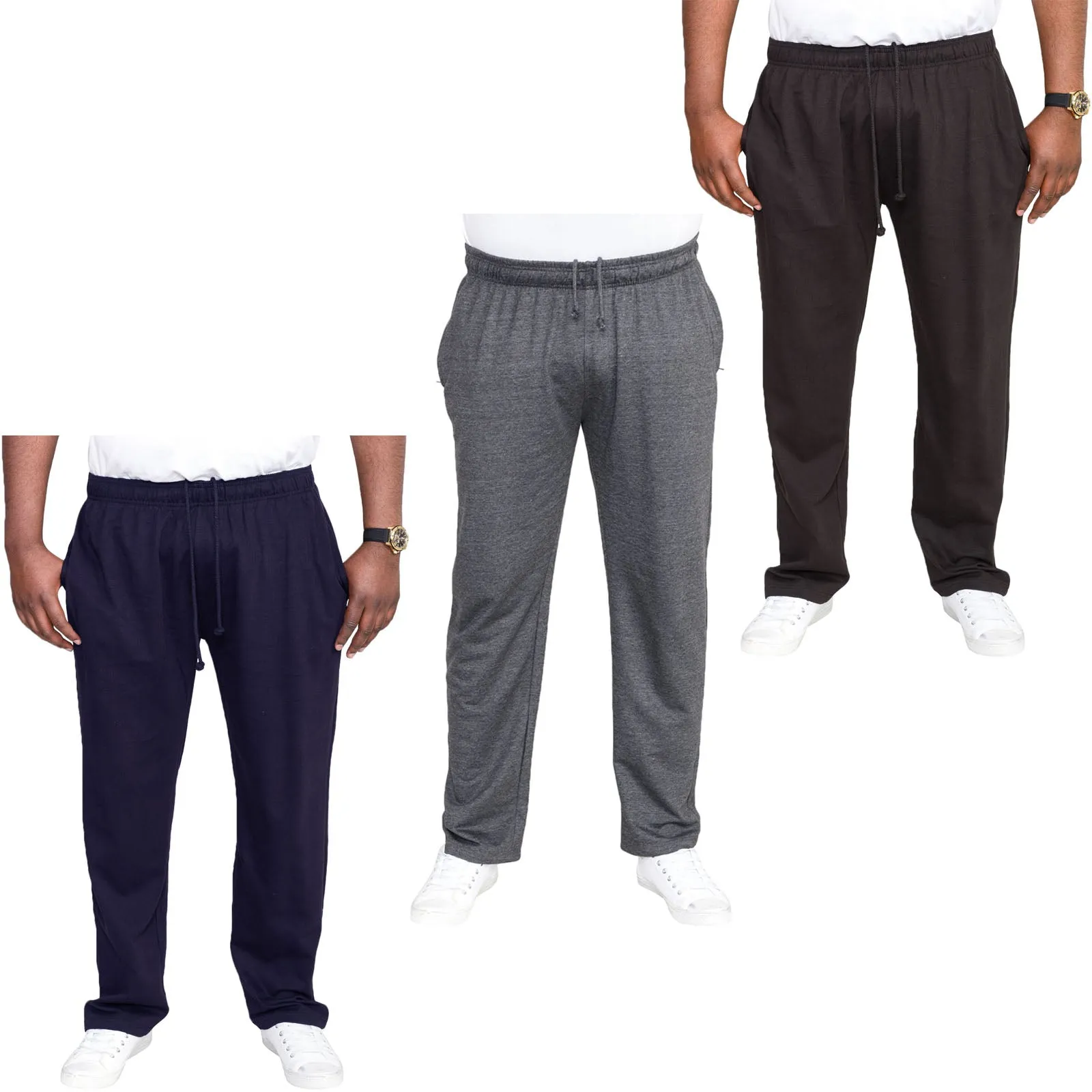 D555 Mens Rory Big & Tall Lightweight Jogging Bottoms