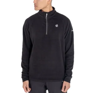 Dare 2b Mens Freethink II Half Zip Brushed Fleece Pullover - Black