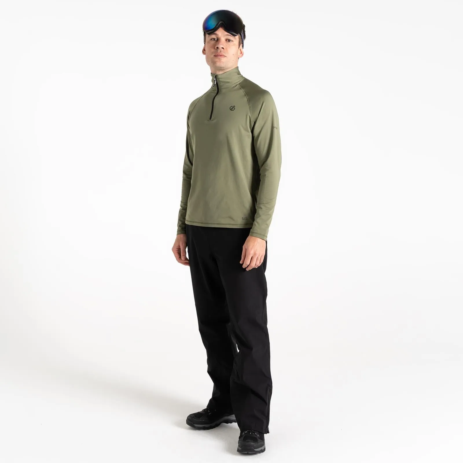 Dare 2b Mens Fuse Up II Lightweight Half Zip Pullover Fleece - Black