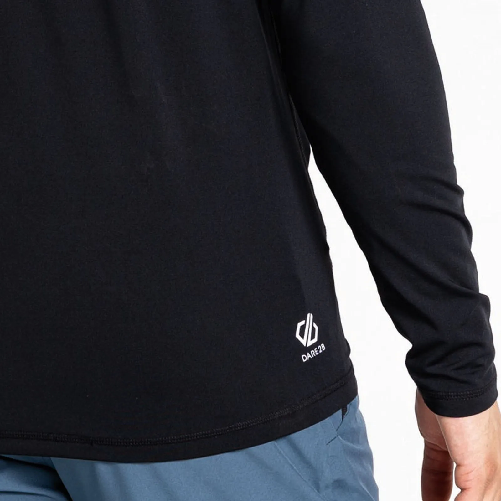 Dare 2b Mens Fuse Up II Lightweight Half Zip Pullover Fleece - Black