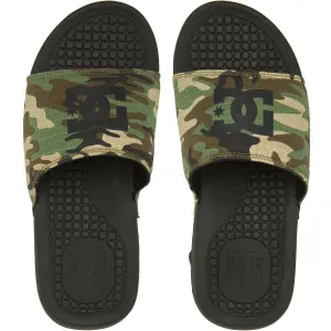 DC Shoes Mens Bolsa Sliders - Black/Camo