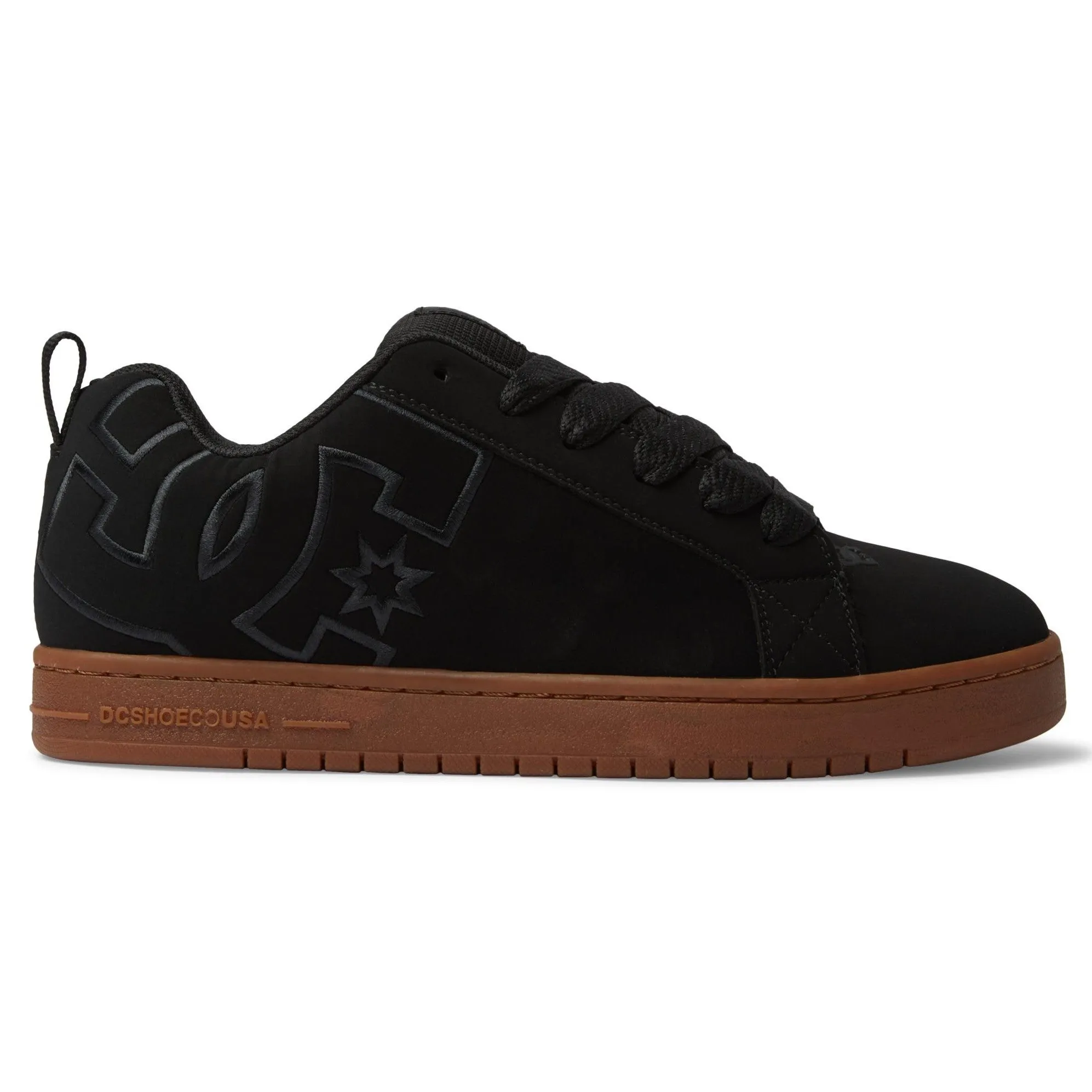 DC Shoes Mens Court Graffik Leather Trainers