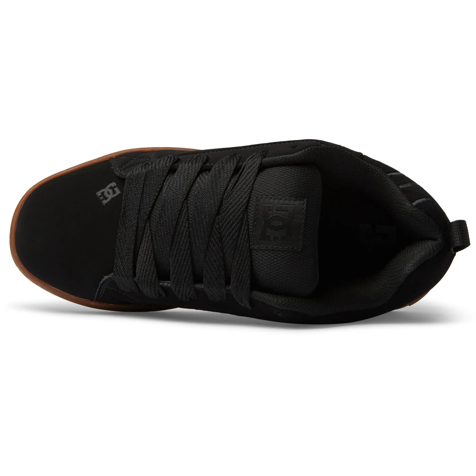 DC Shoes Mens Court Graffik Leather Trainers