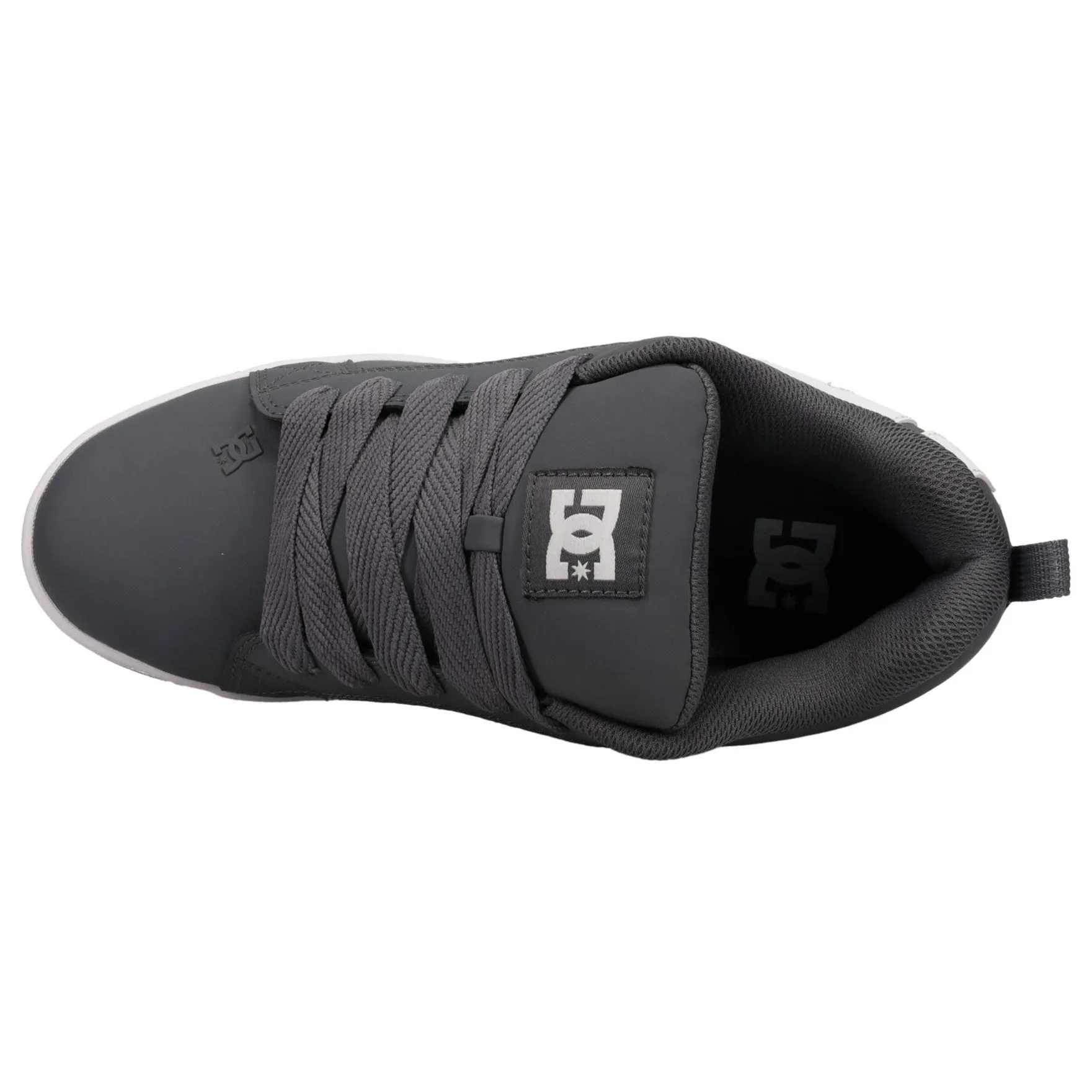 DC Shoes Mens Court Graffik Leather Trainers