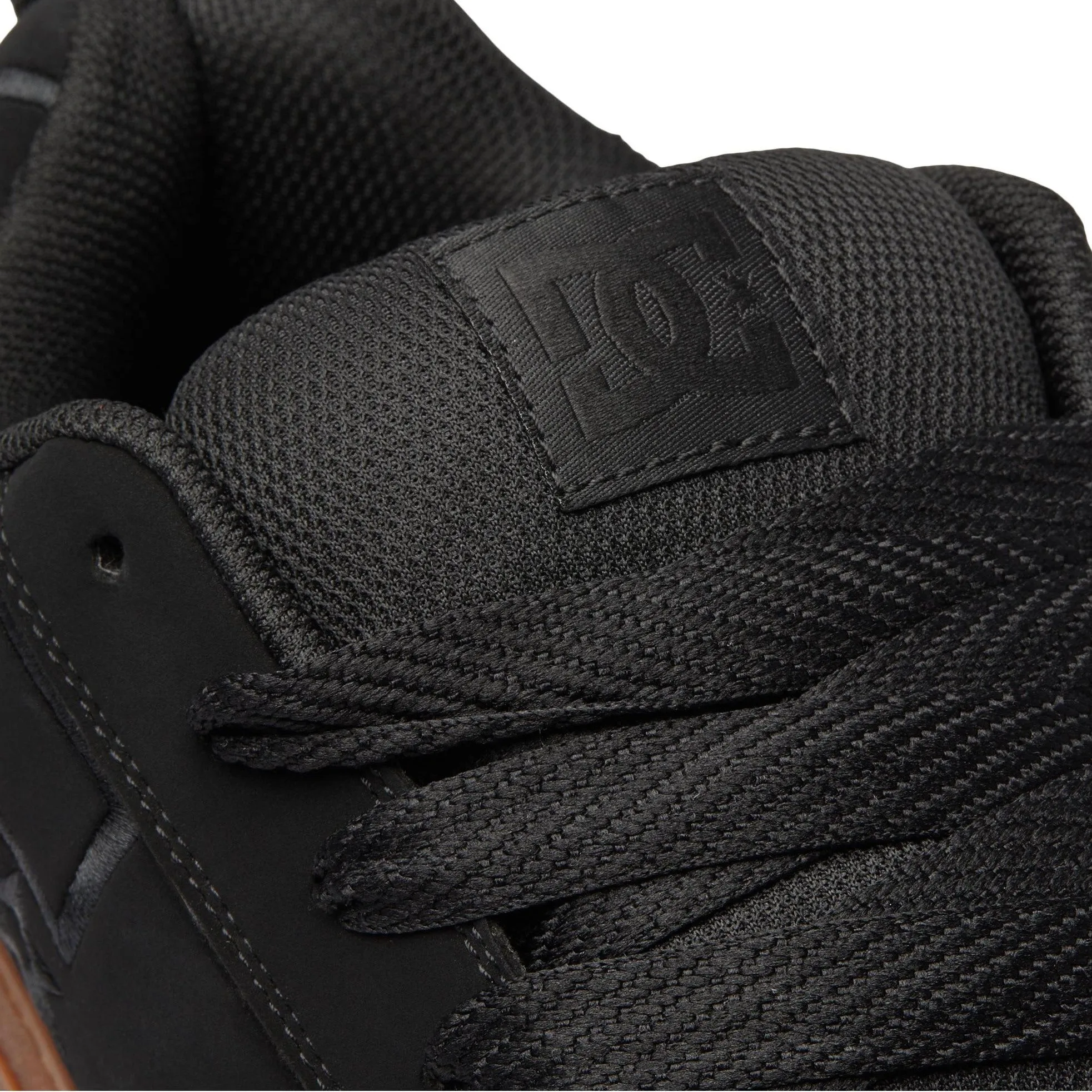 DC Shoes Mens Court Graffik Leather Trainers