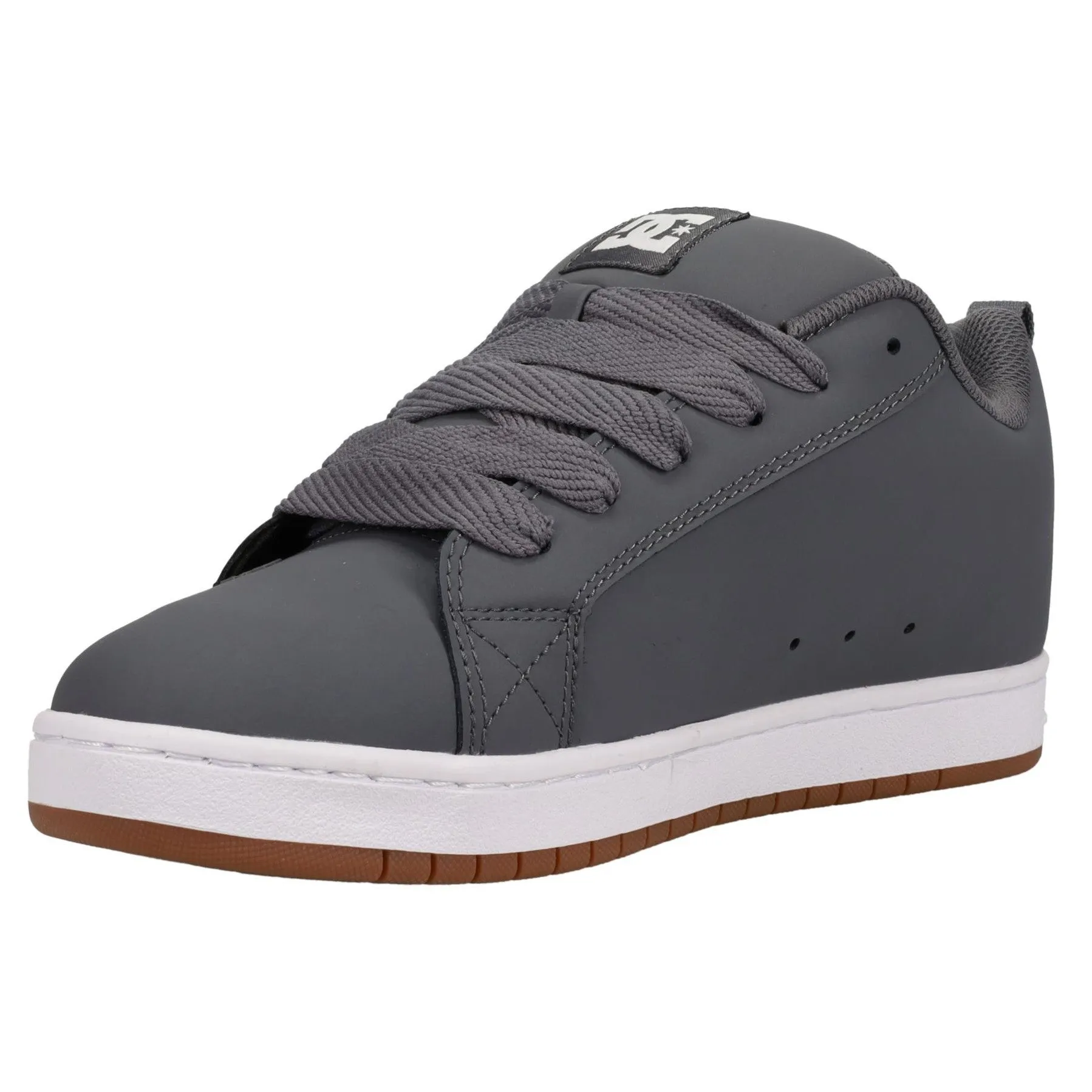 DC Shoes Mens Court Graffik Leather Trainers