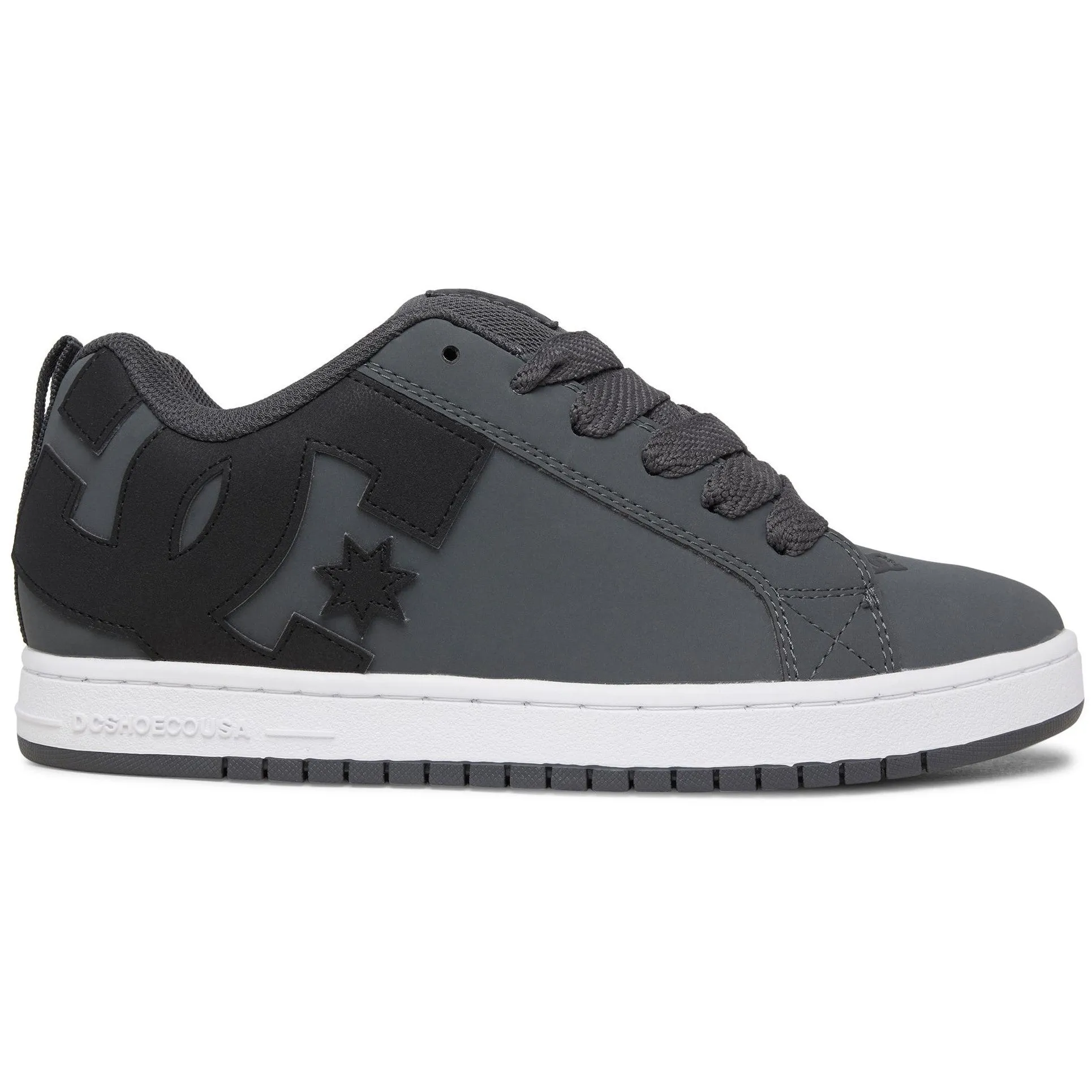 DC Shoes Mens Court Graffik Leather Trainers