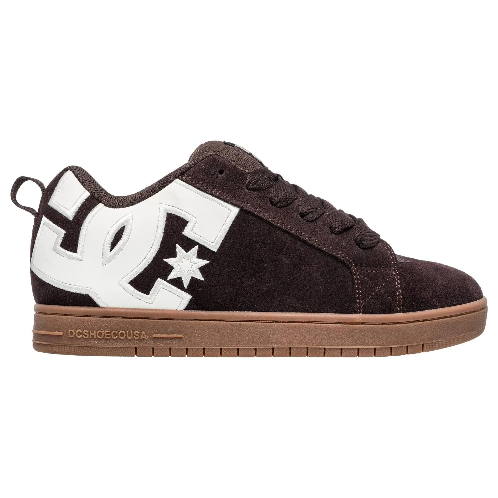 DC Shoes Mens Court Graffik Leather Trainers