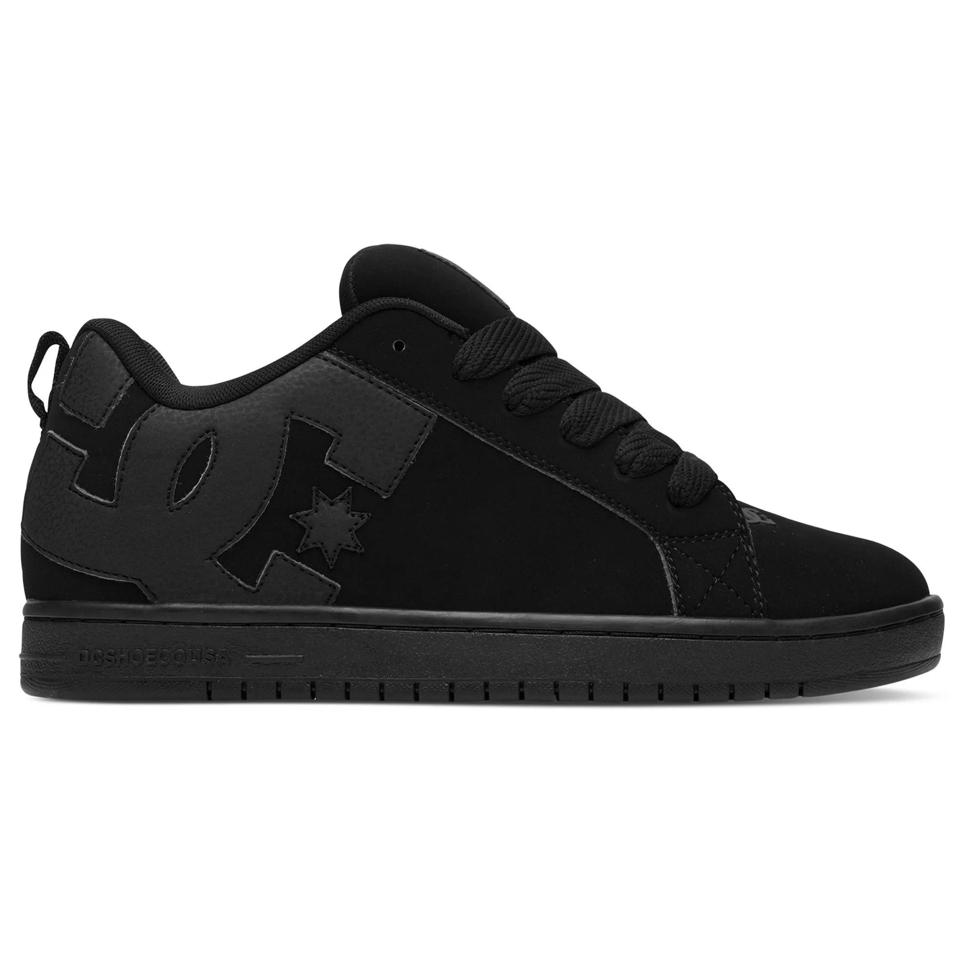 DC Shoes Mens Court Graffik Leather Trainers