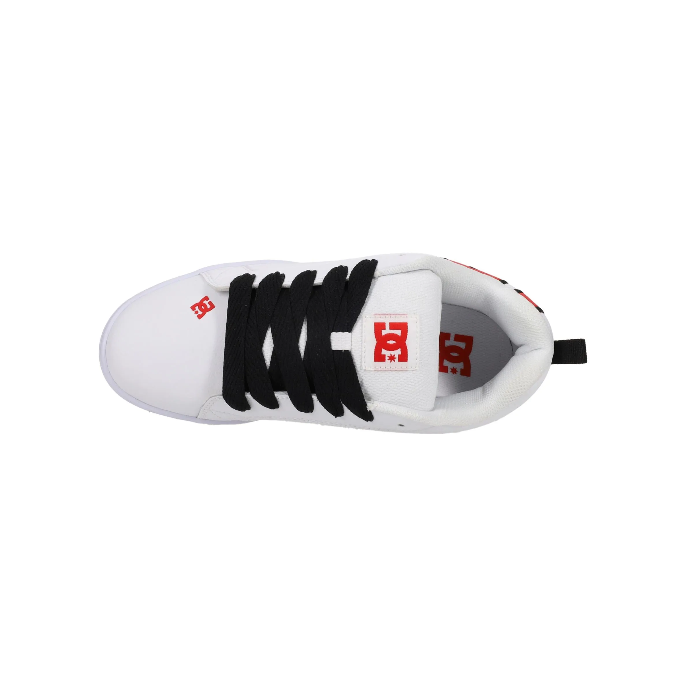 DC Shoes Mens Court Graffik Leather Trainers