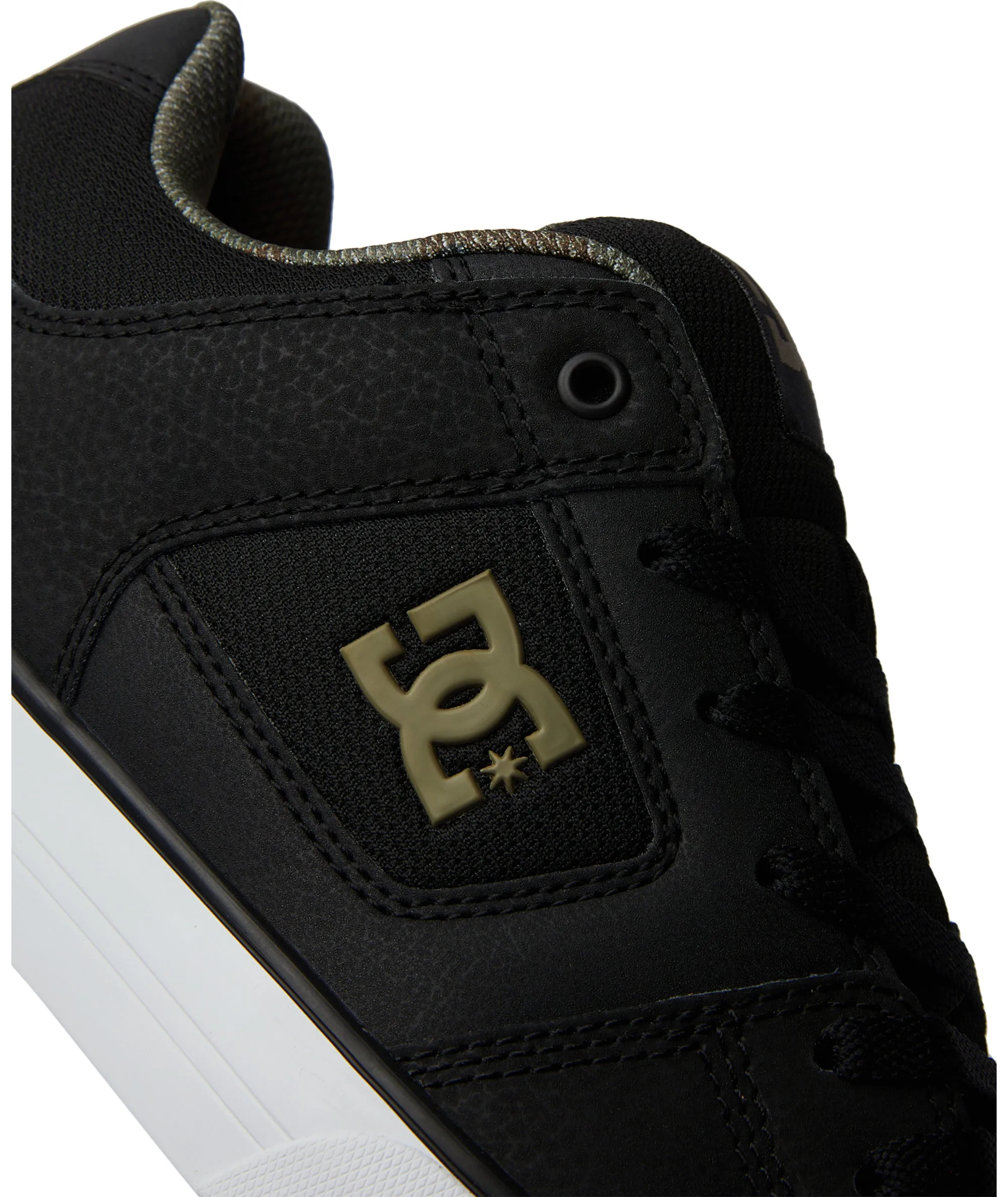 DC Shoes Mens Pure Leather Low Rise Trainers