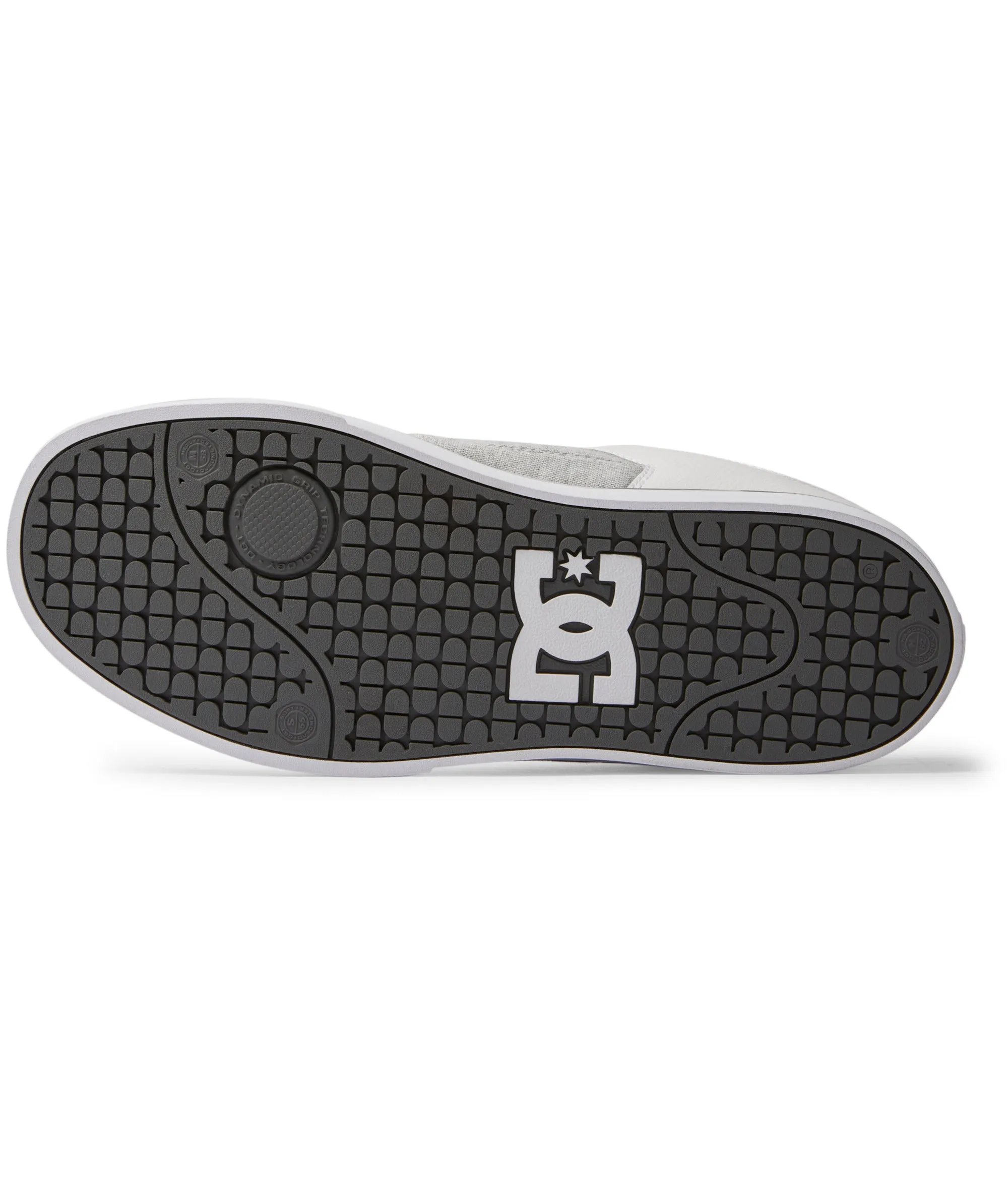 DC Shoes Mens Pure Leather Low Rise Trainers