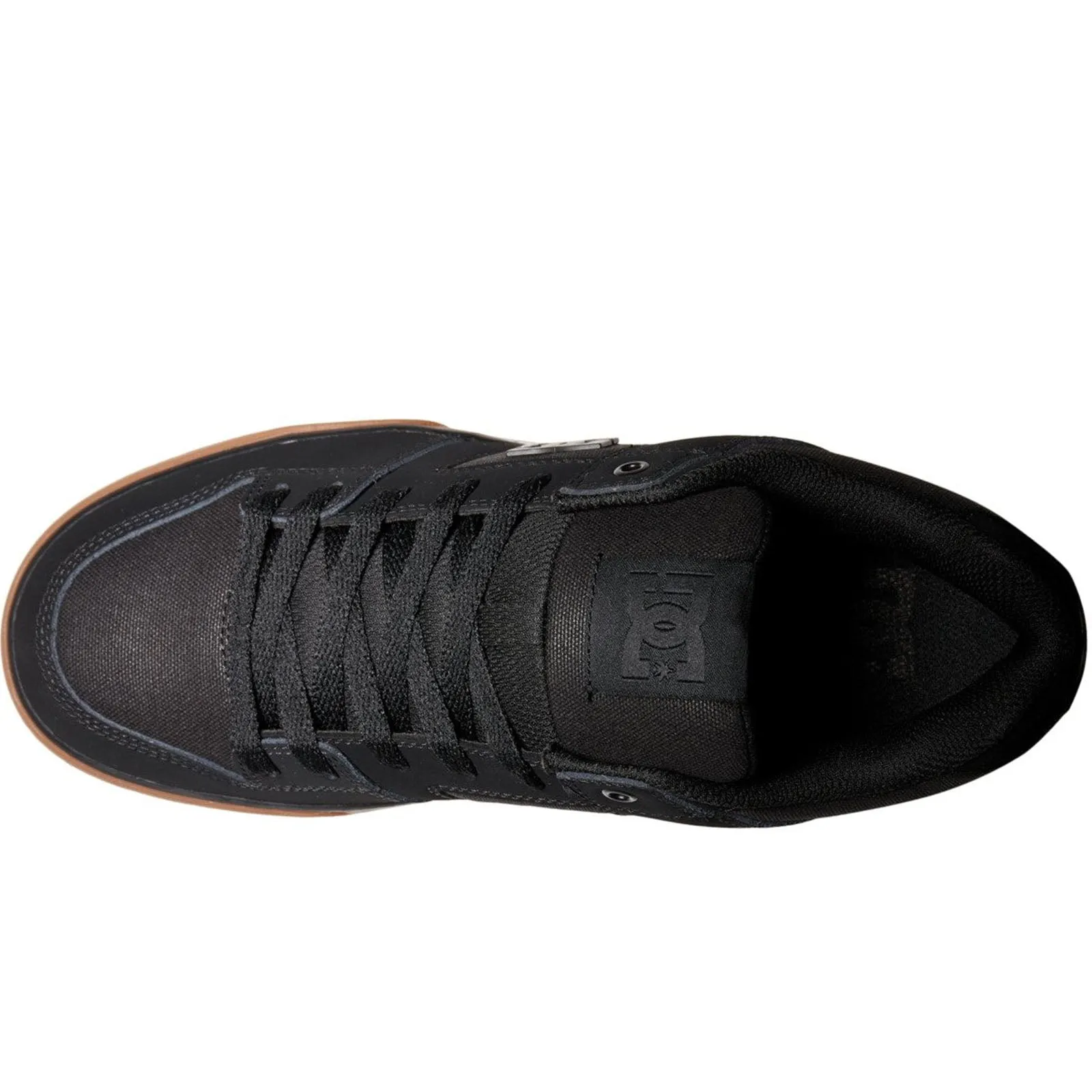 DC Shoes Mens Pure Leather Low Rise Trainers