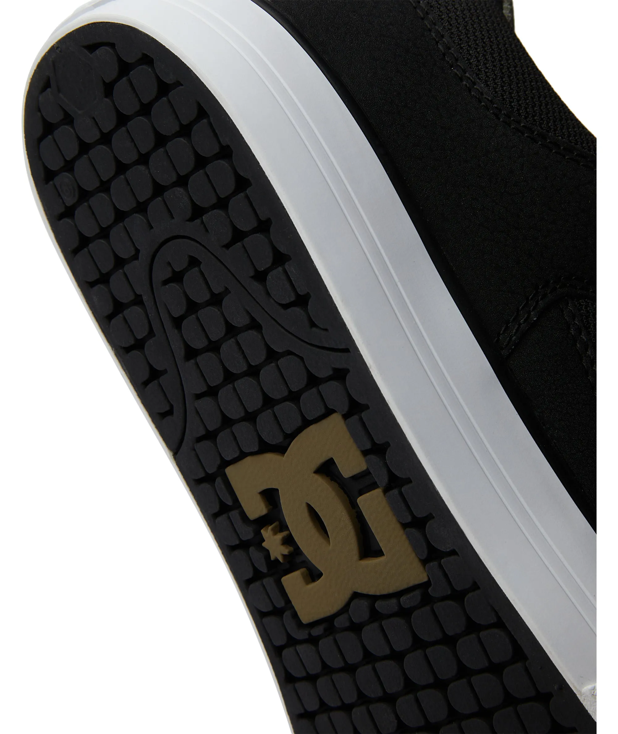 DC Shoes Mens Pure Leather Low Rise Trainers