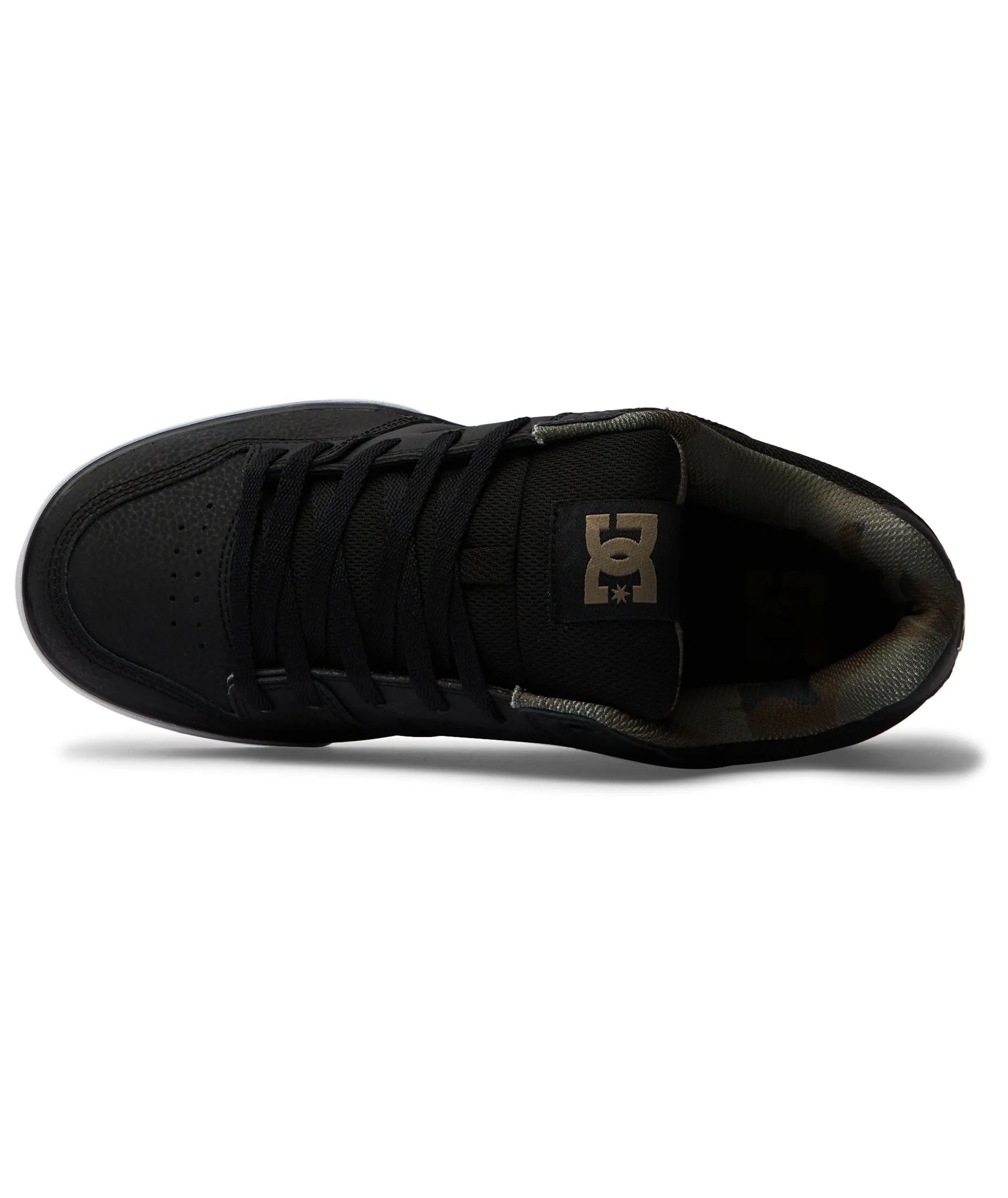 DC Shoes Mens Pure Leather Low Rise Trainers